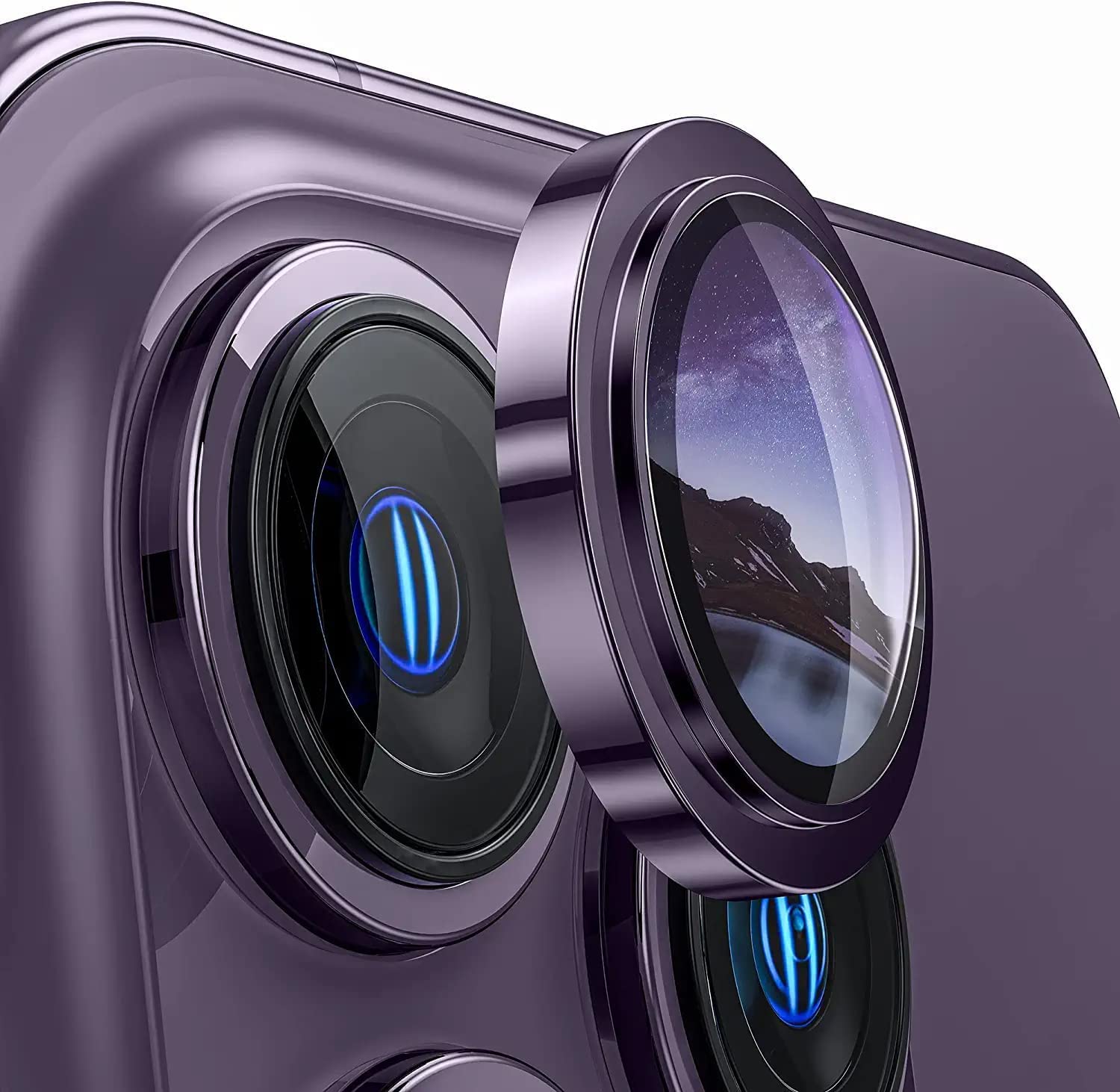 Premium Camera Metal Ring Lens Protector For iPhone 14 Pro Max
