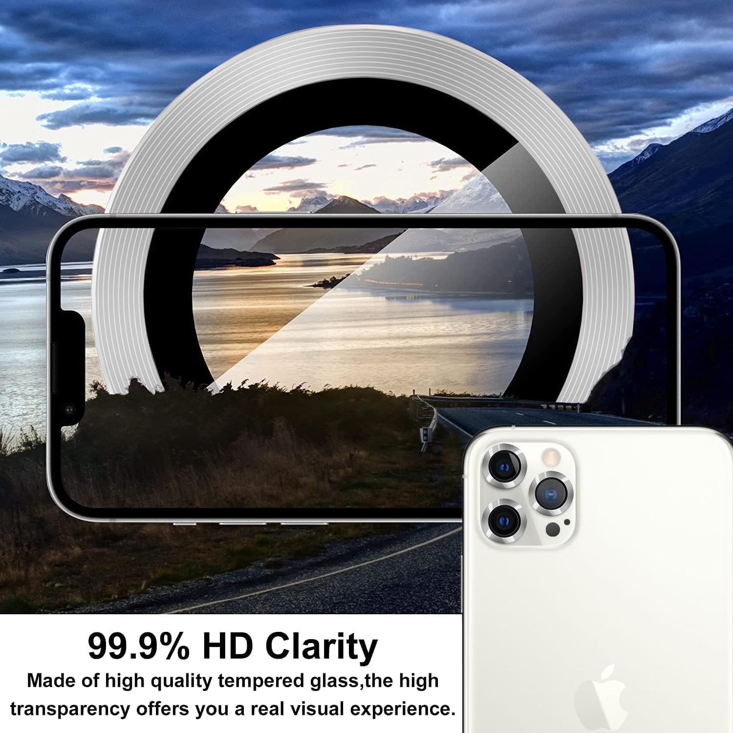 Premium Camera Metal Ring Lens Protector For iPhone 14 Pro Max