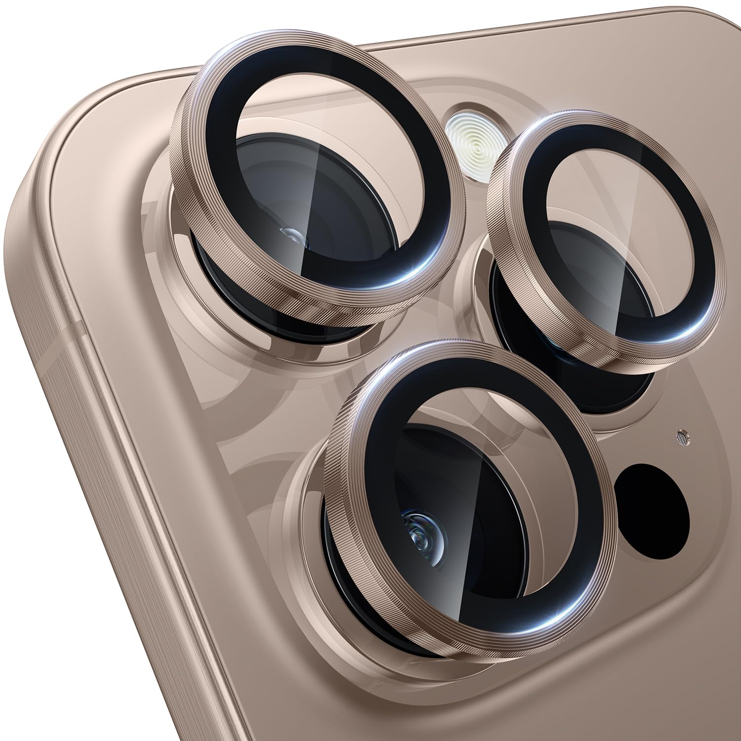 Premium Camera Metal Ring Lens Protector For iPhone 16 Pro