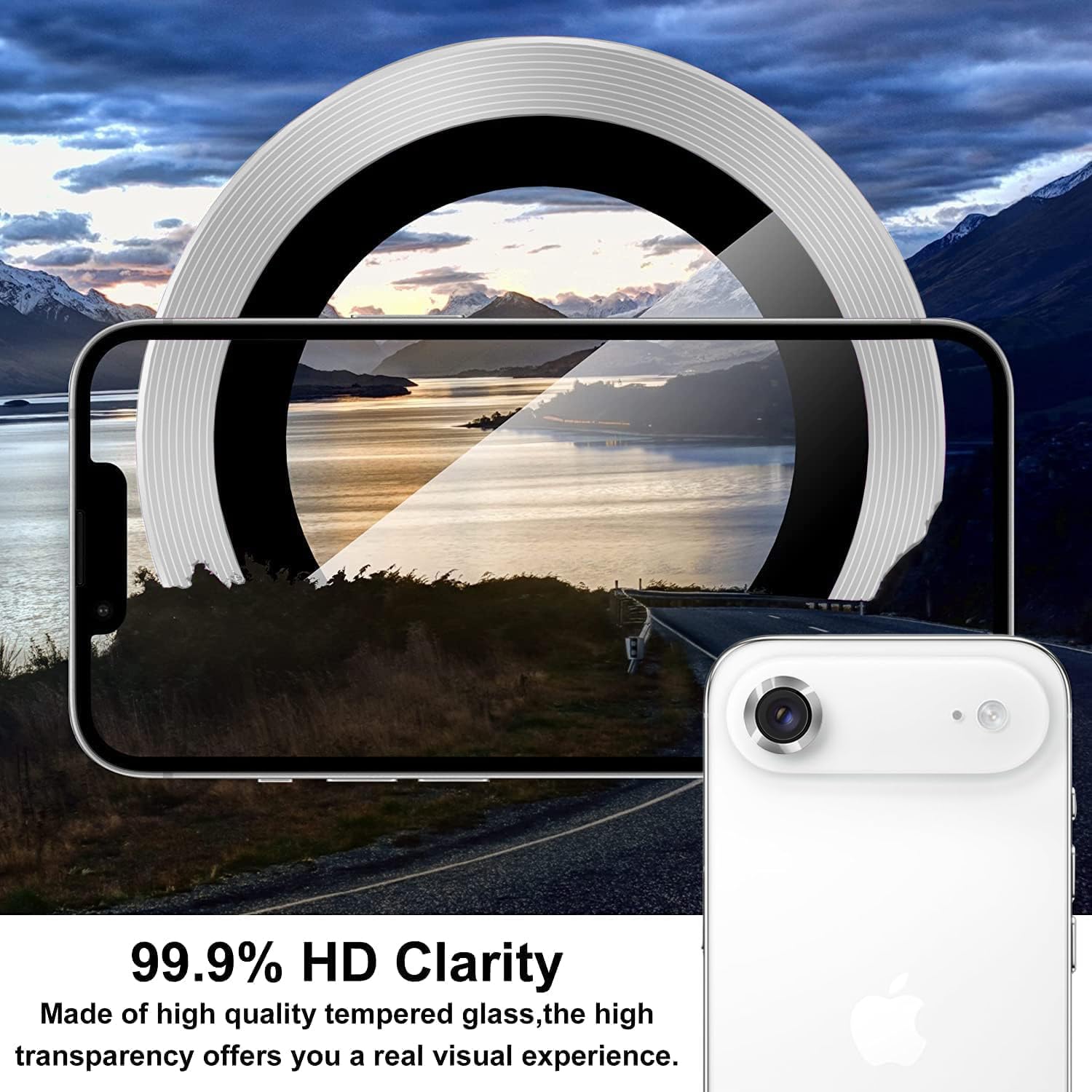 Premium Camera Metal Ring Lens Protector For iPhone 17 Air