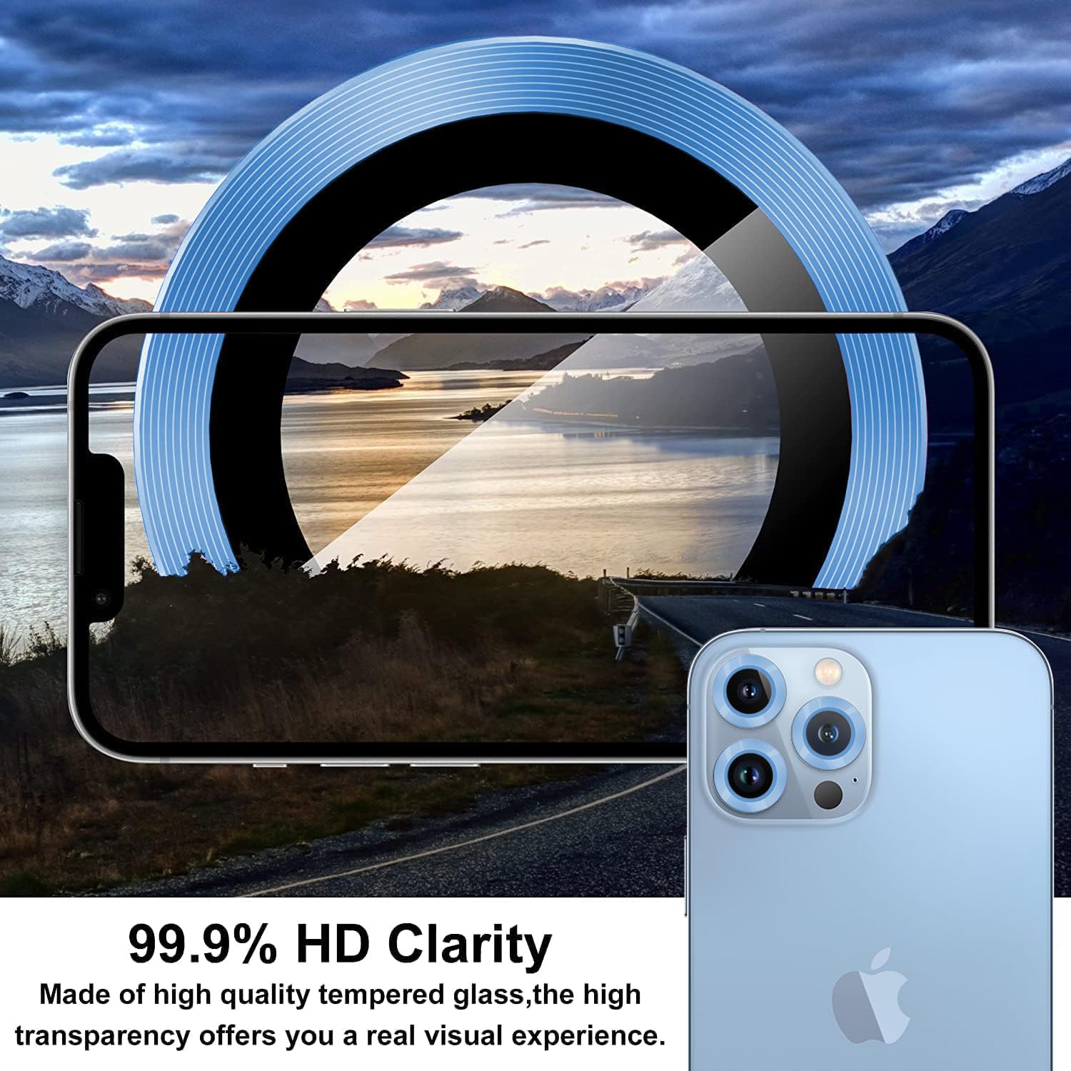Premium Camera Metal Ring Lens Protector For iPhone 14 Pro Max
