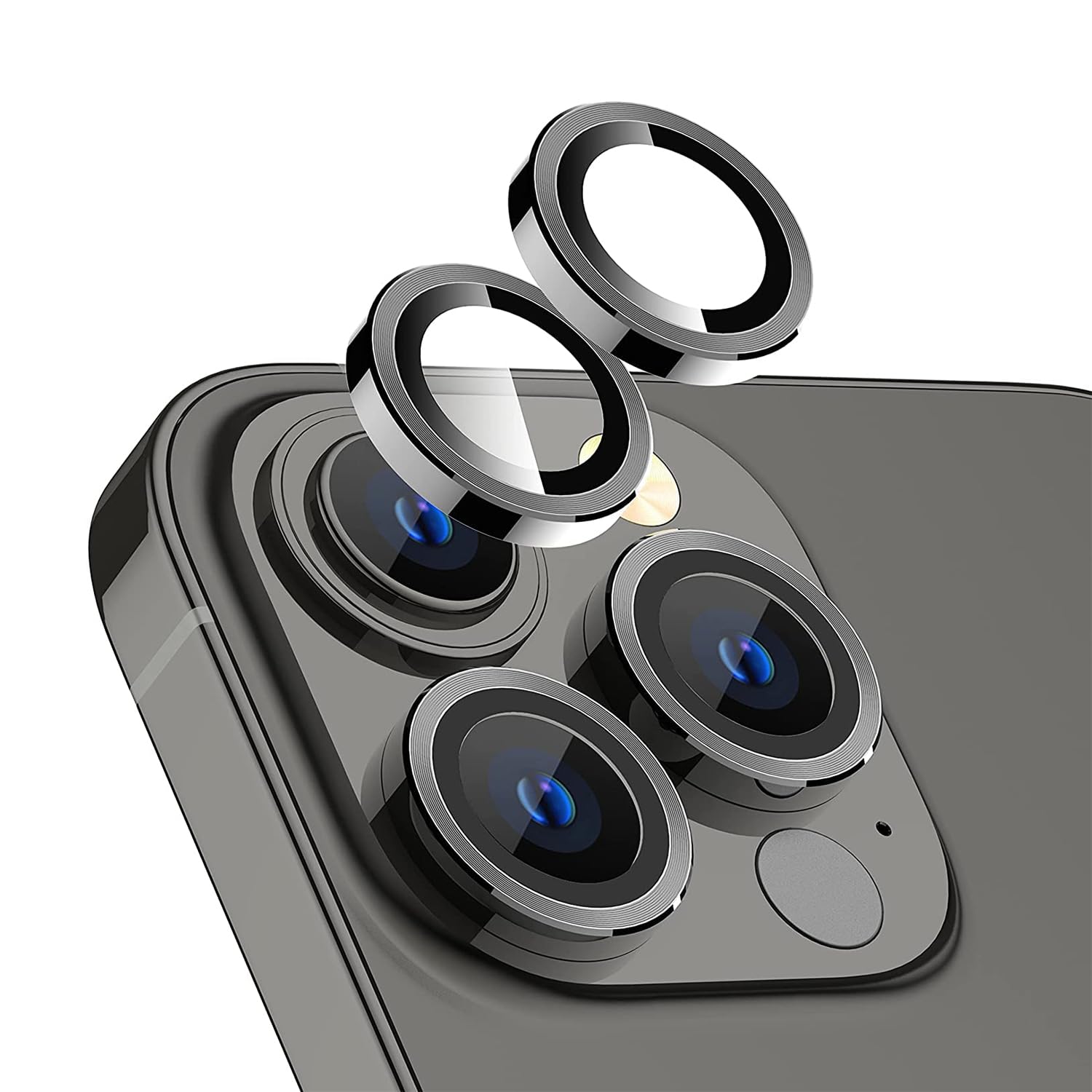 Premium Camera Metal Ring Lens Protector For iPhone 14 Pro Max