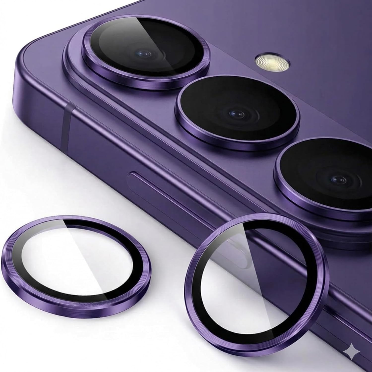 Premium Camera Metal Ring Lens Protector For Samsung S26