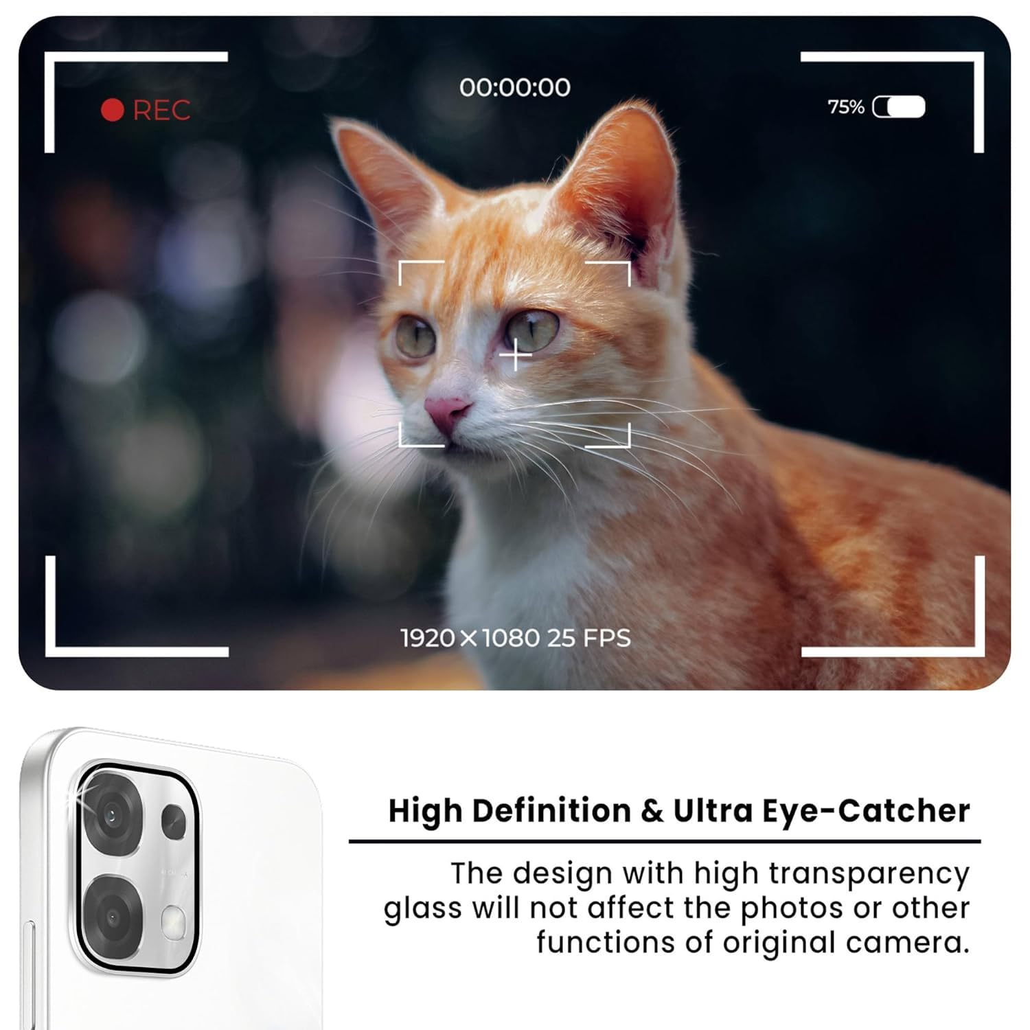 Premium Camera Lens Protector For Oppo A6