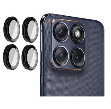 Motorola Edge 70 Fusion Camera Lens Protector | 9H Tempered Glass with Premium Metal Ring | HD Clear Invisible Fit | Scratch Resistant
