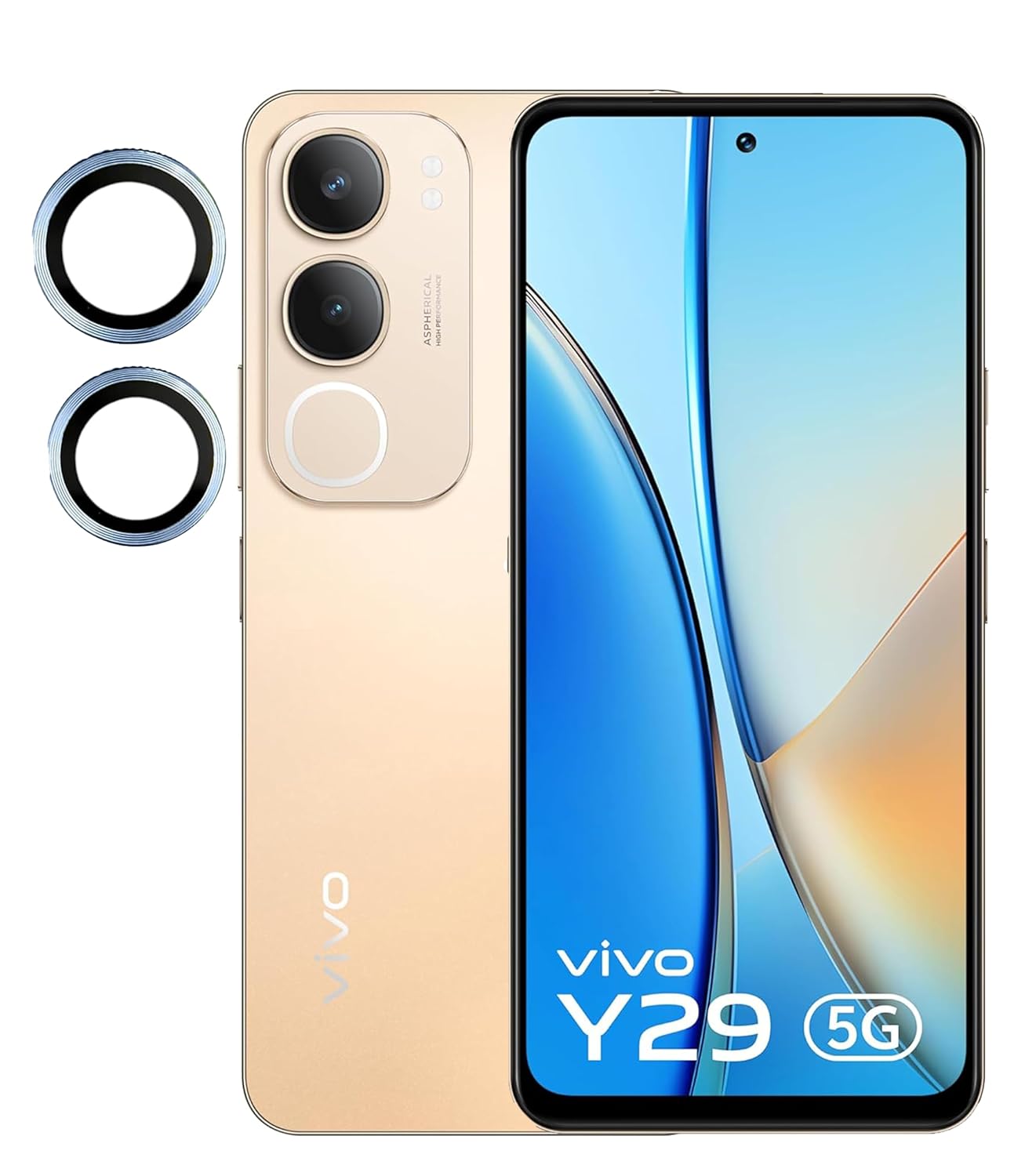 Premium Camera Metal Ring Lens Protector For Vivo Y29 5G