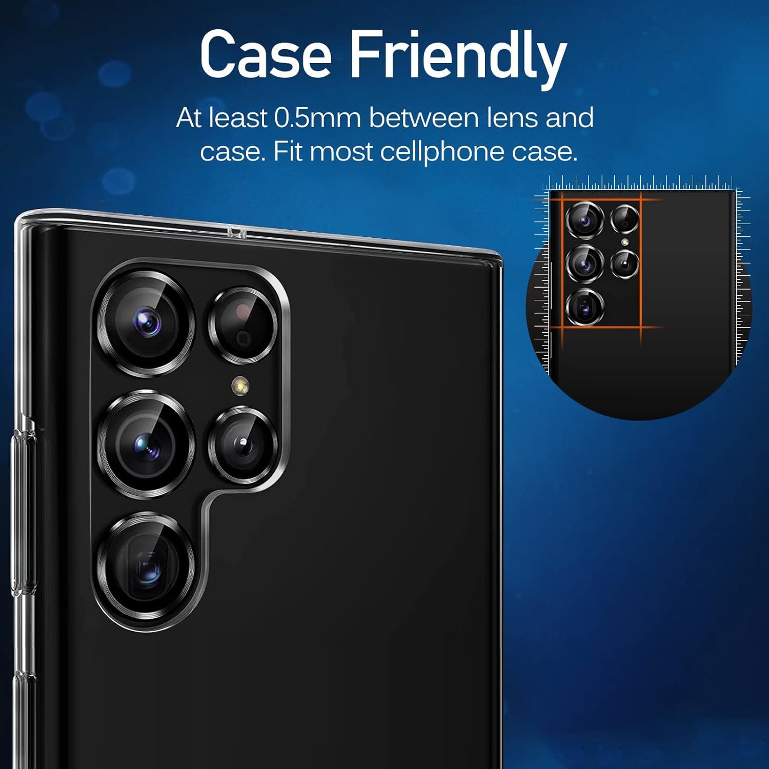 Premium Camera Lens Protector For Samsung S24 Ultra