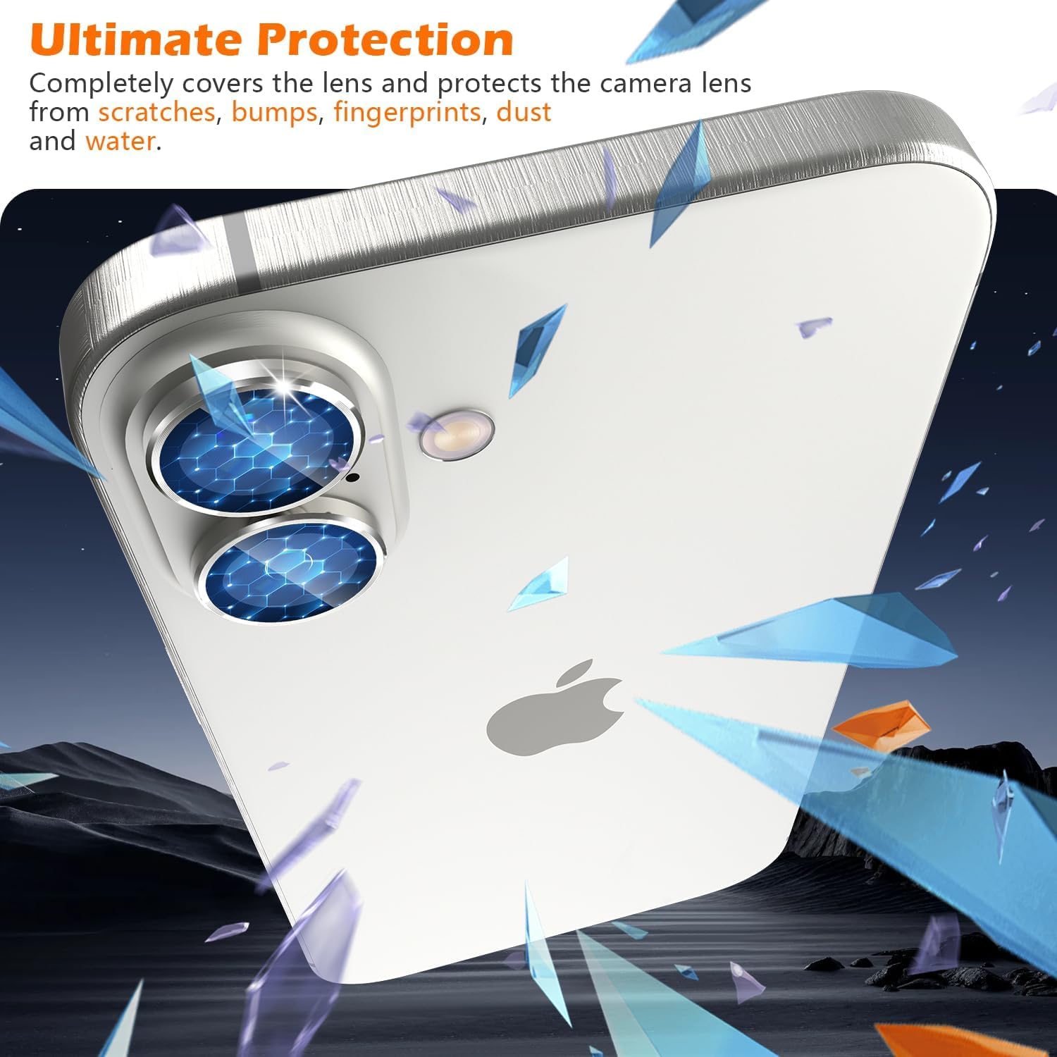 Premium Camera Metal Ring Lens Protector For iPhone 17