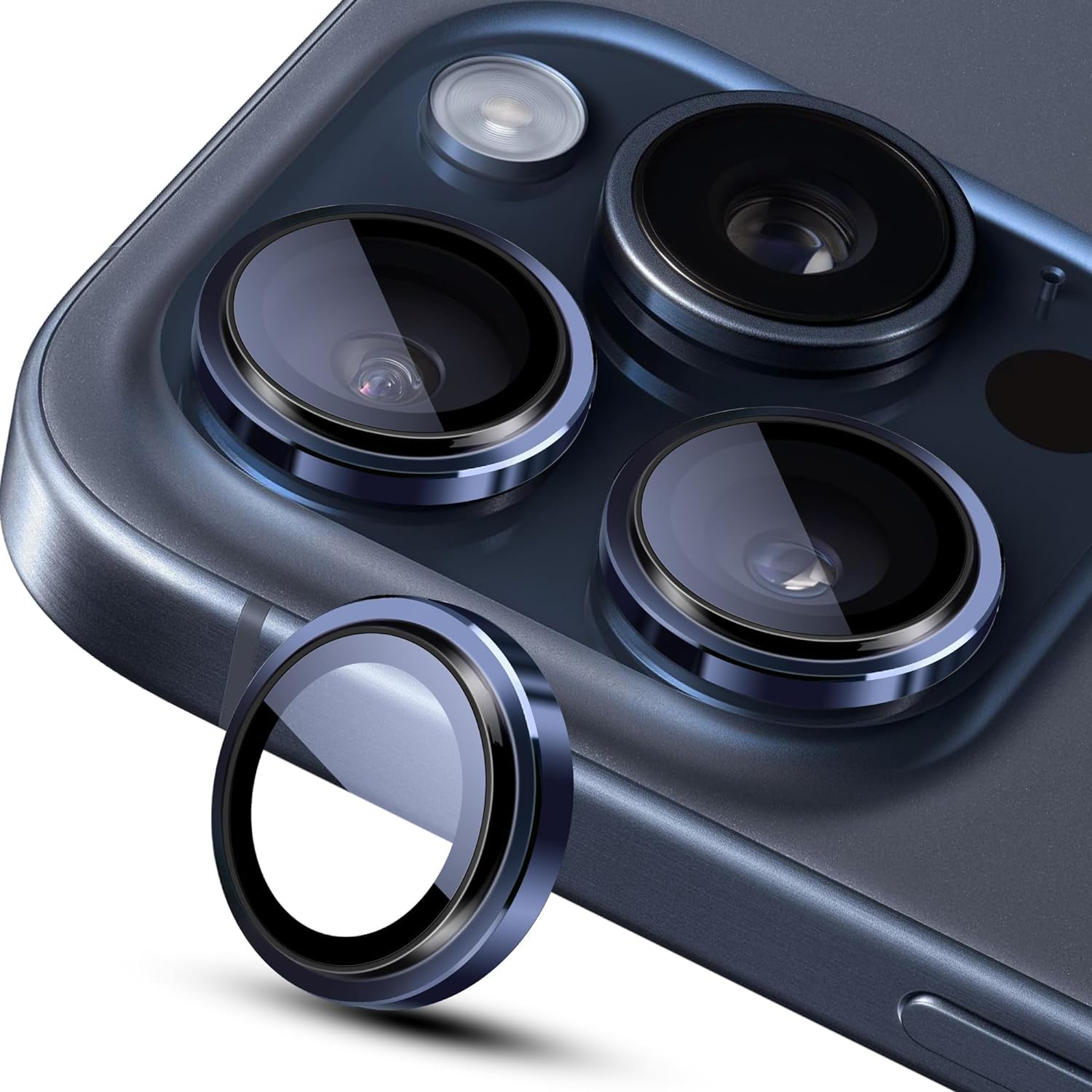 Premium Camera Metal Ring Lens Protector For iPhone 15 Pro