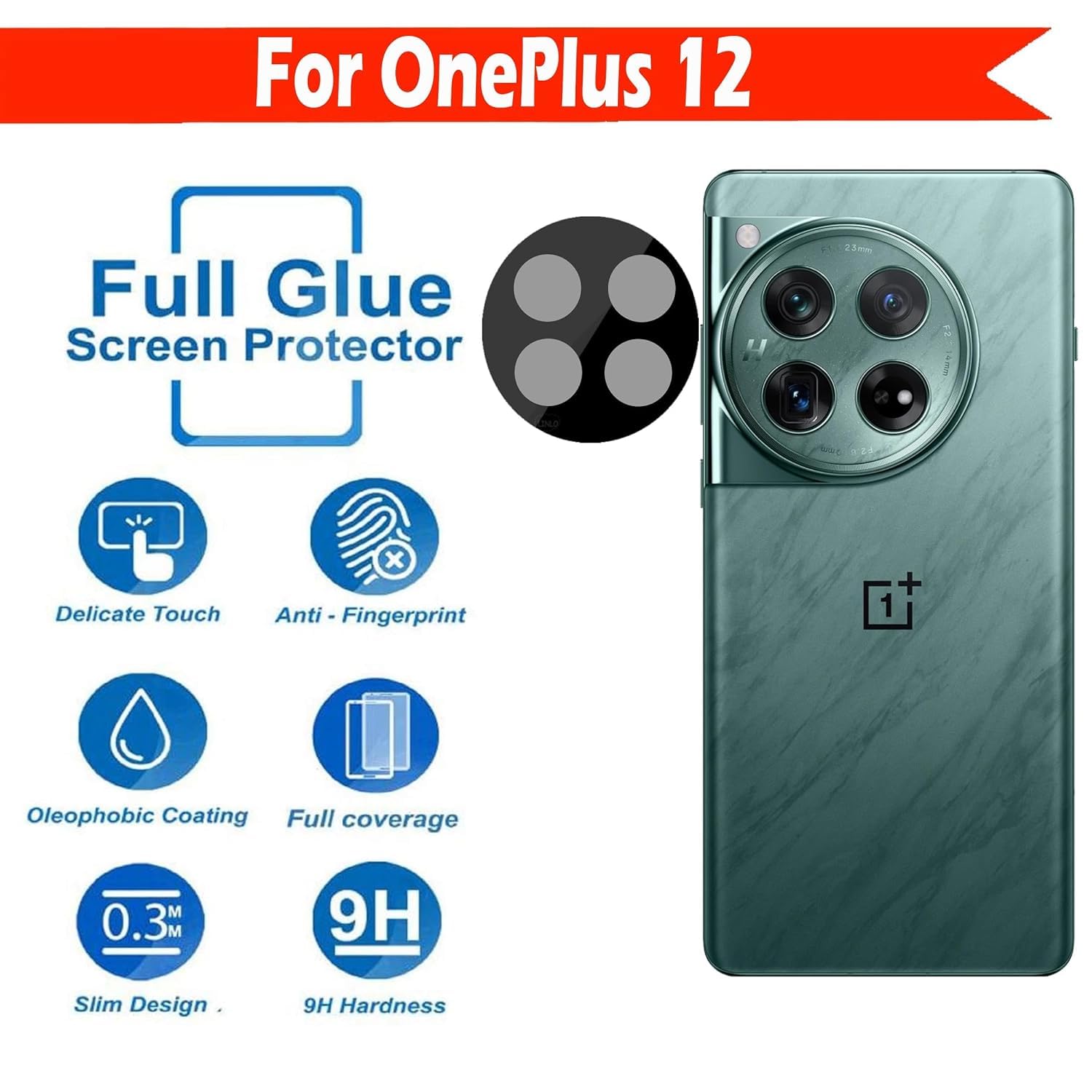 Premium Camera Lens Protector For OnePlus 12R