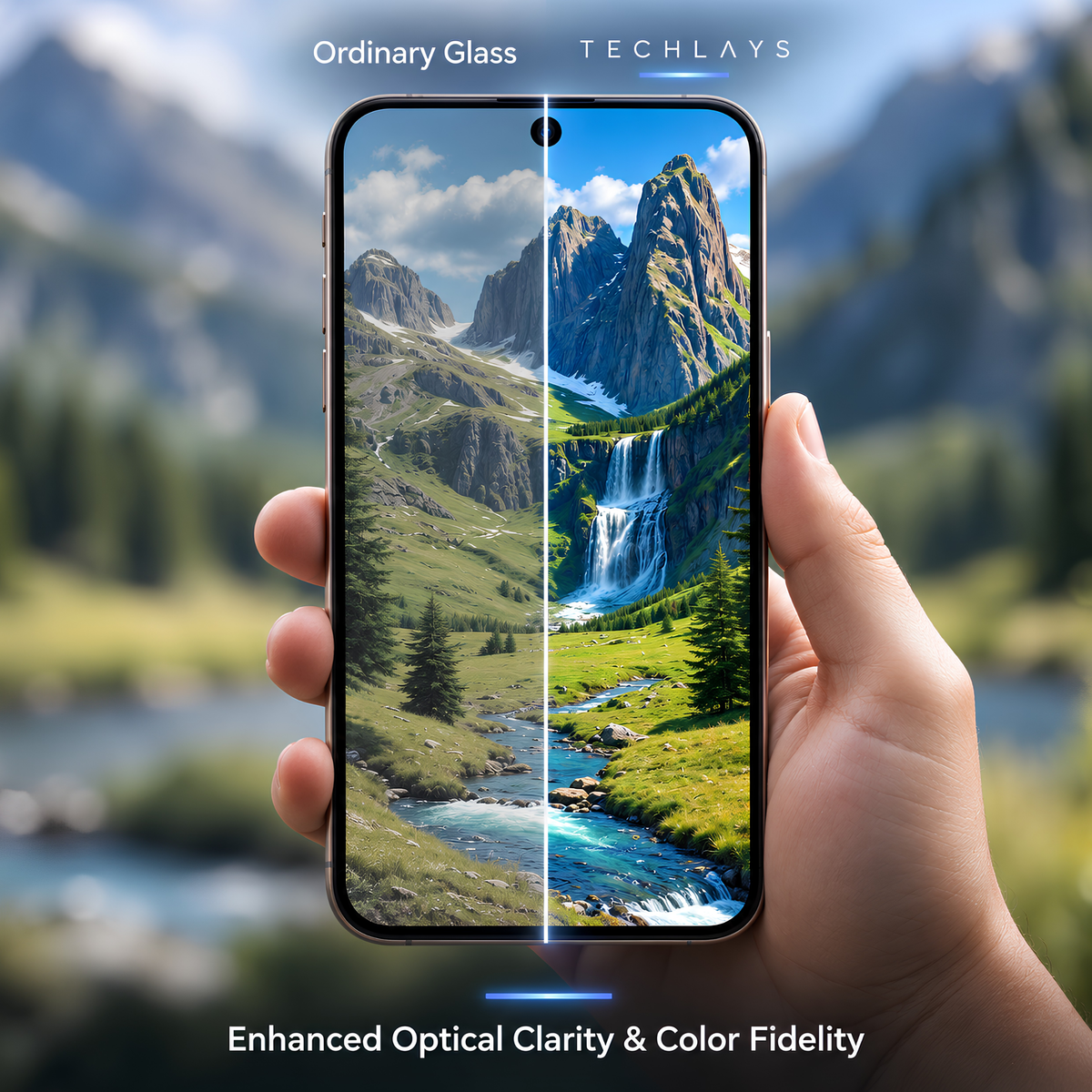 Premium Borderless Tempered Glass For Vivo X200 FE