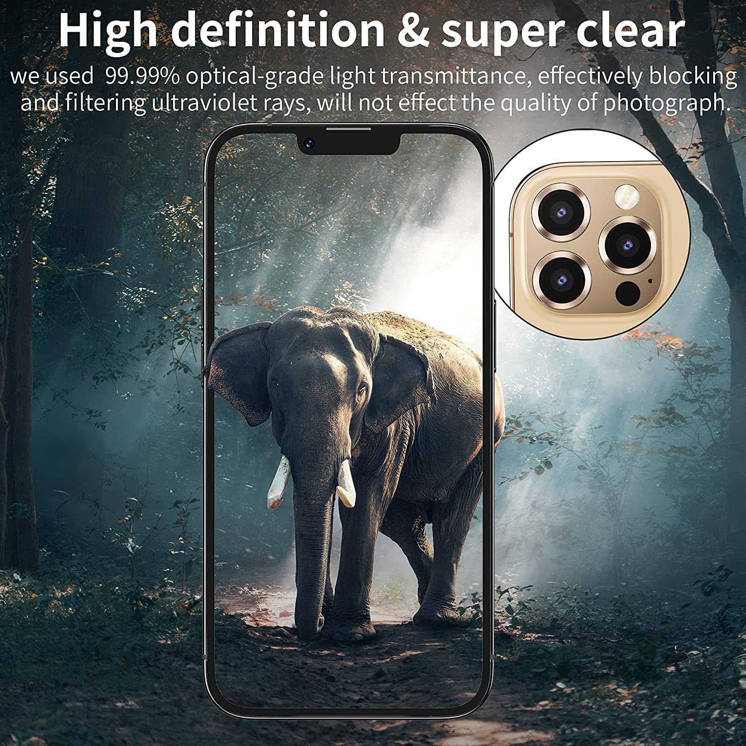 Premium Camera Metal Ring Lens Protector For iPhone 14 Pro Max