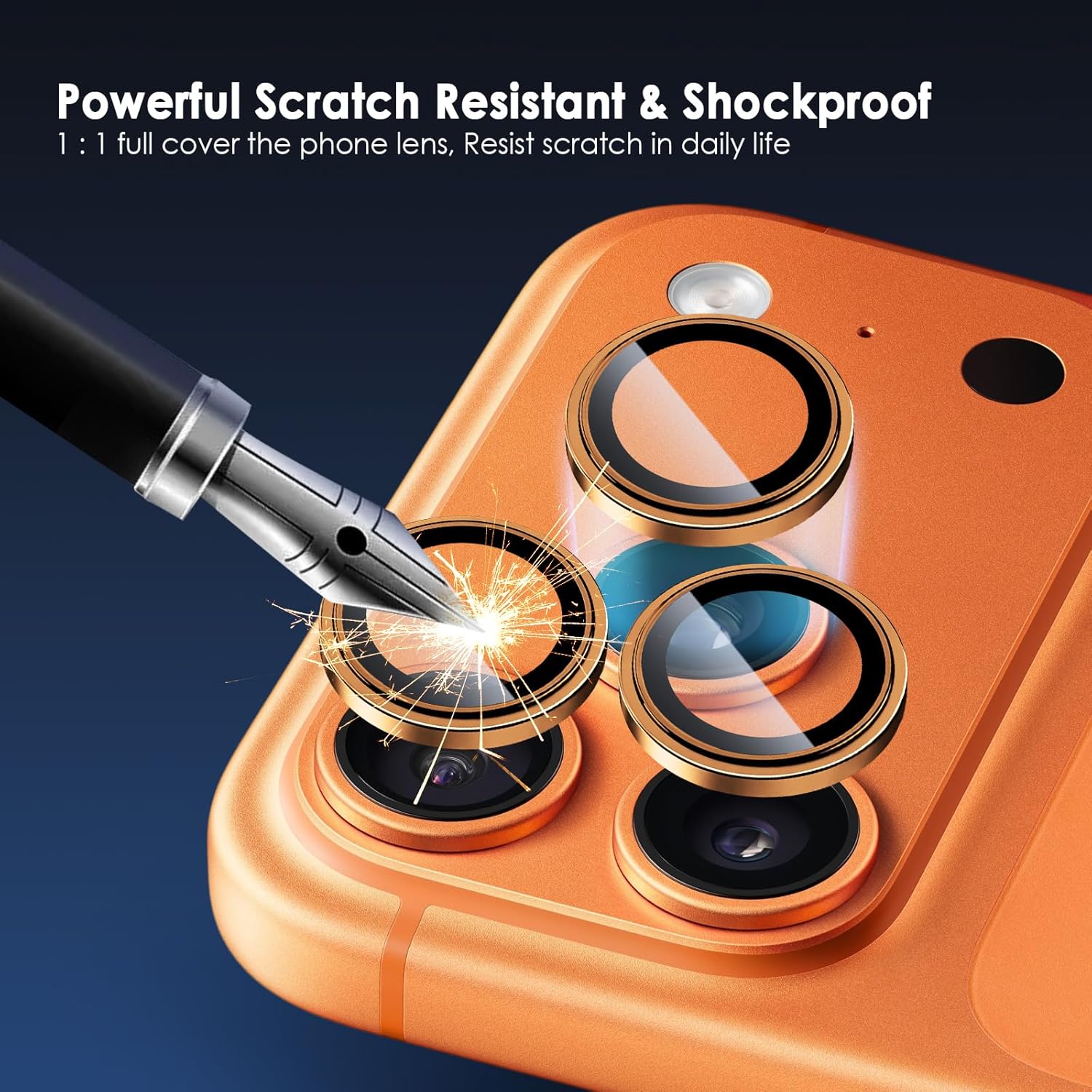 Premium Camera Metal Ring Lens Protector For iPhone 17 Pro Max