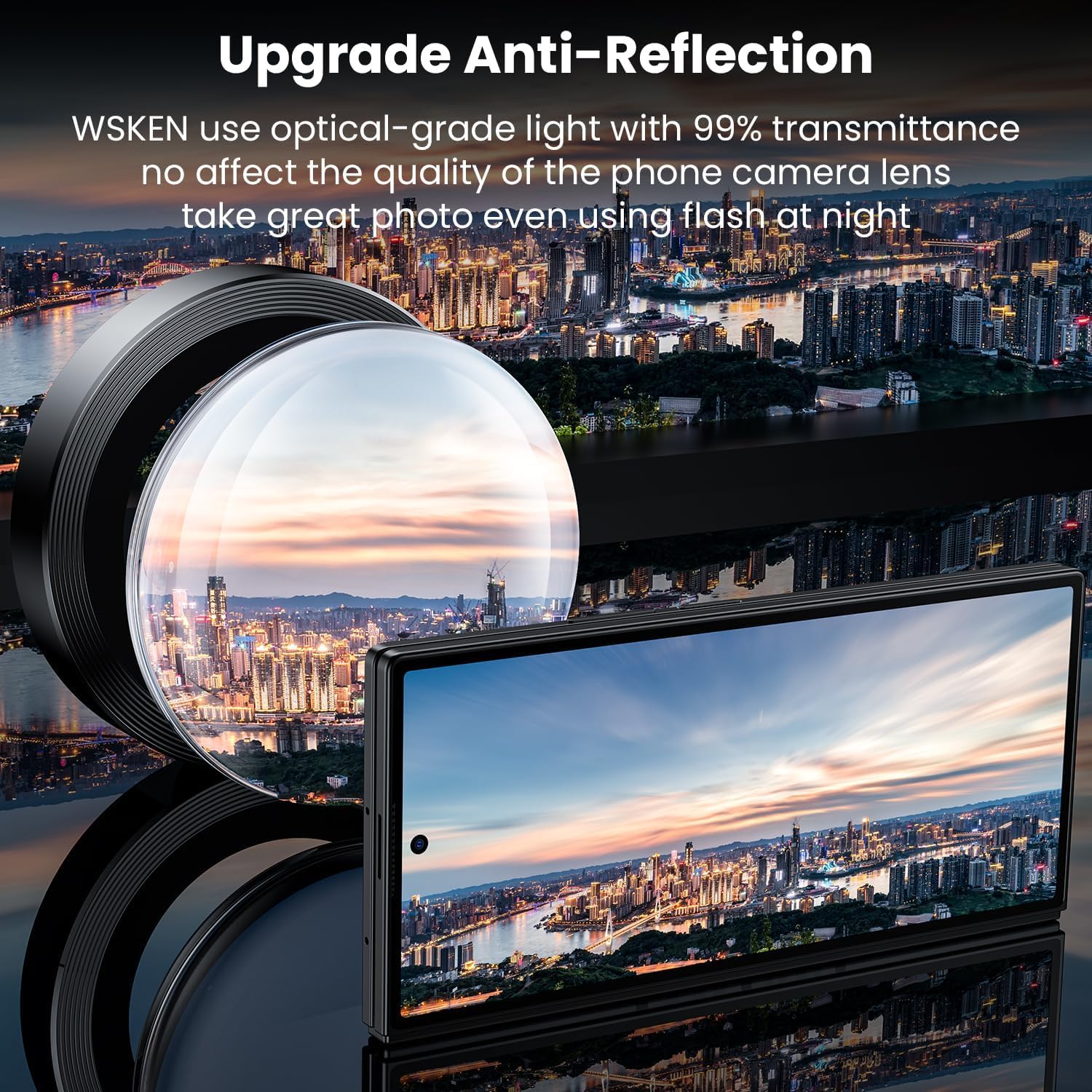 Premium Camera Metal Ring Lens Protector For Samsung S24 FE