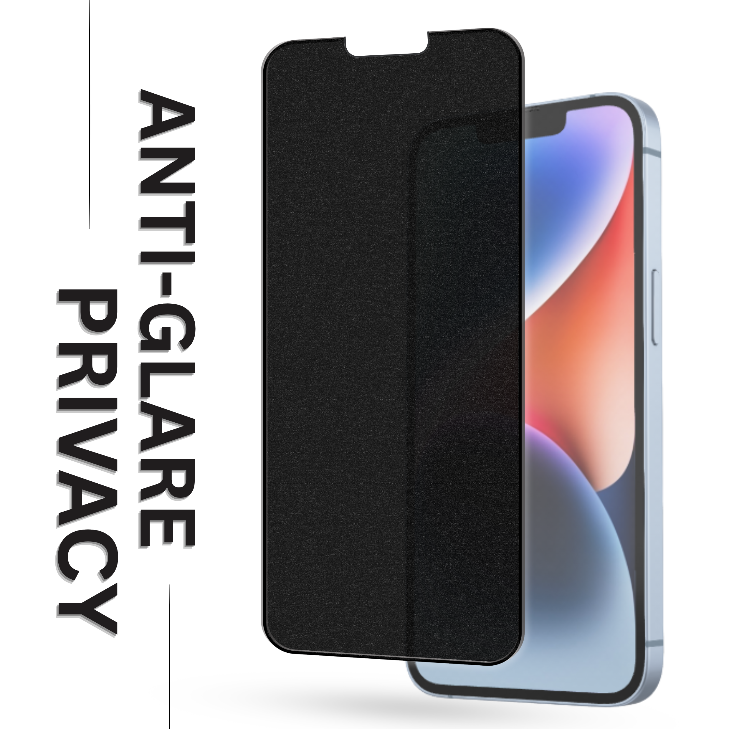 Matte Privacy Tempered Glass Screen Protector For Iphone 13