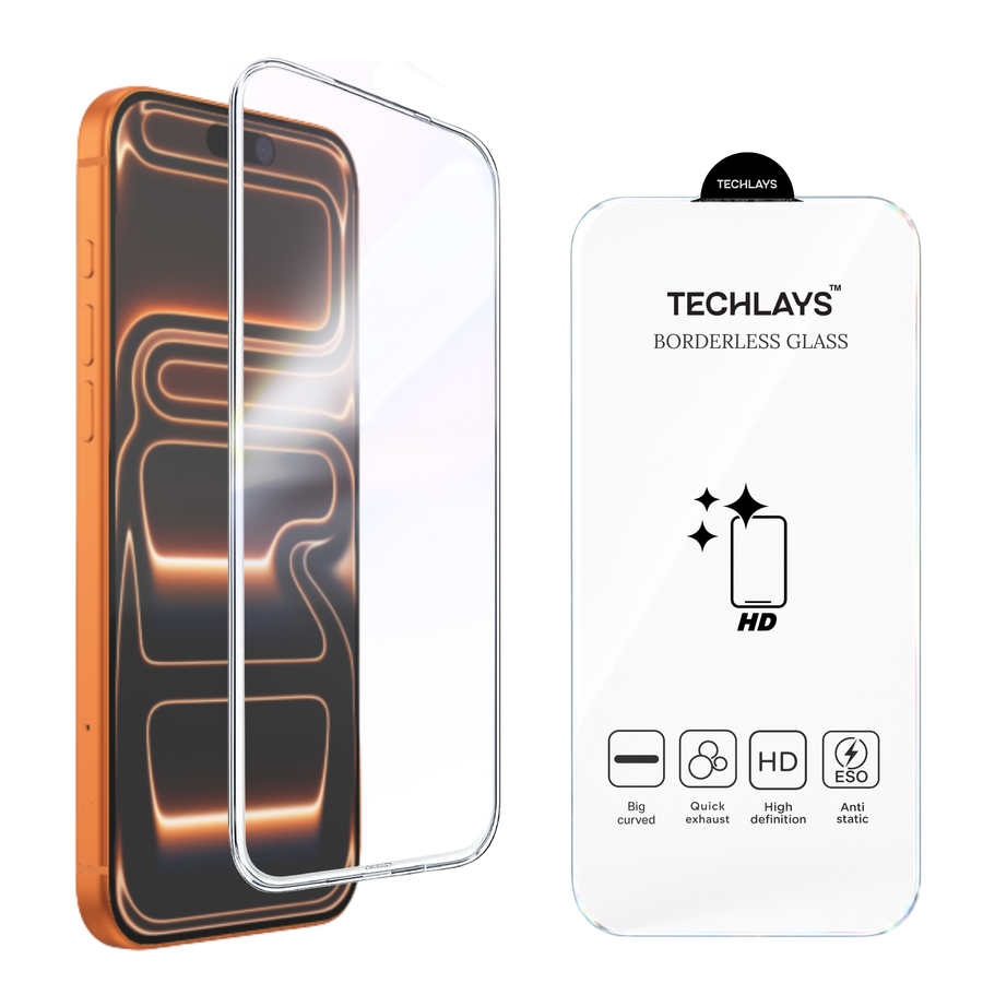 Premium Borderless Tempered Glass For Iphone 17 Pro Max