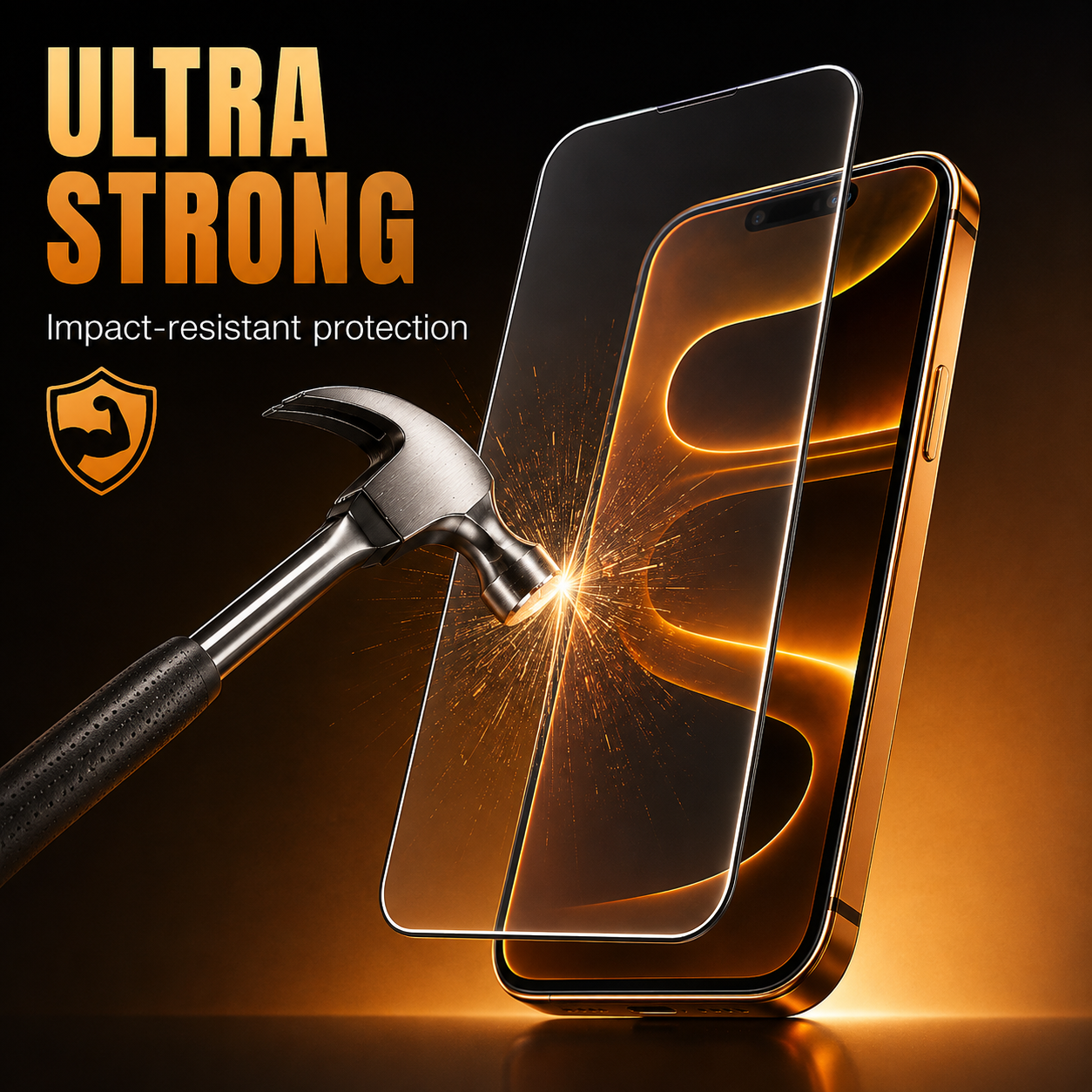 Ultra Tough Clear Unbreakable Tempered Glass For Apple iPhone 18 Pro