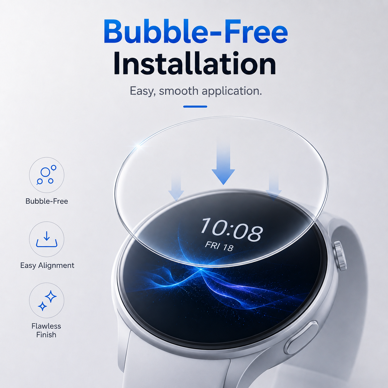 Clear Self-Healing Watch Screen Protector for Xiaomi Watch S4