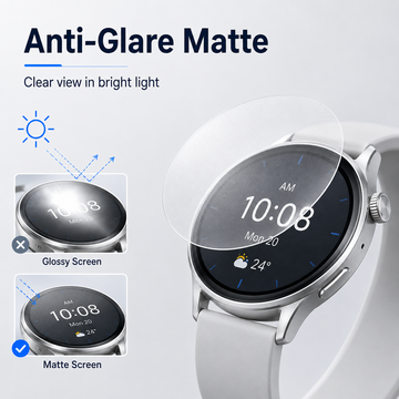 Matte Self-Healing Watch Screen Protector for Casio MTP-1183P