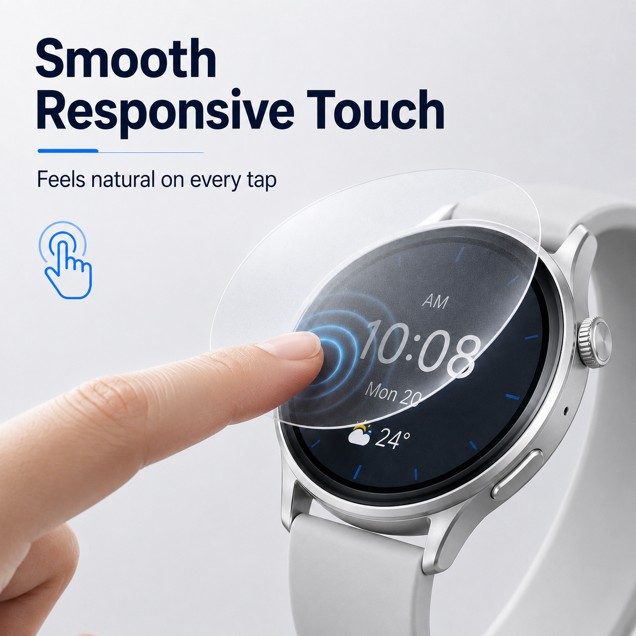 Matte Self-Healing Watch Screen Protector for Fossil Carlie Three-Hand