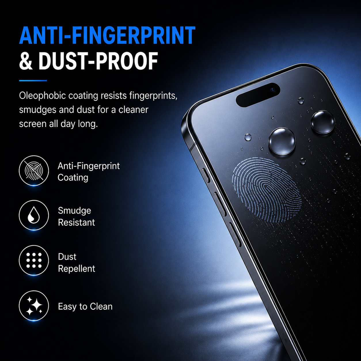 8K Corning Borderless Privacy Tempered Glass For Apple iPhone 13