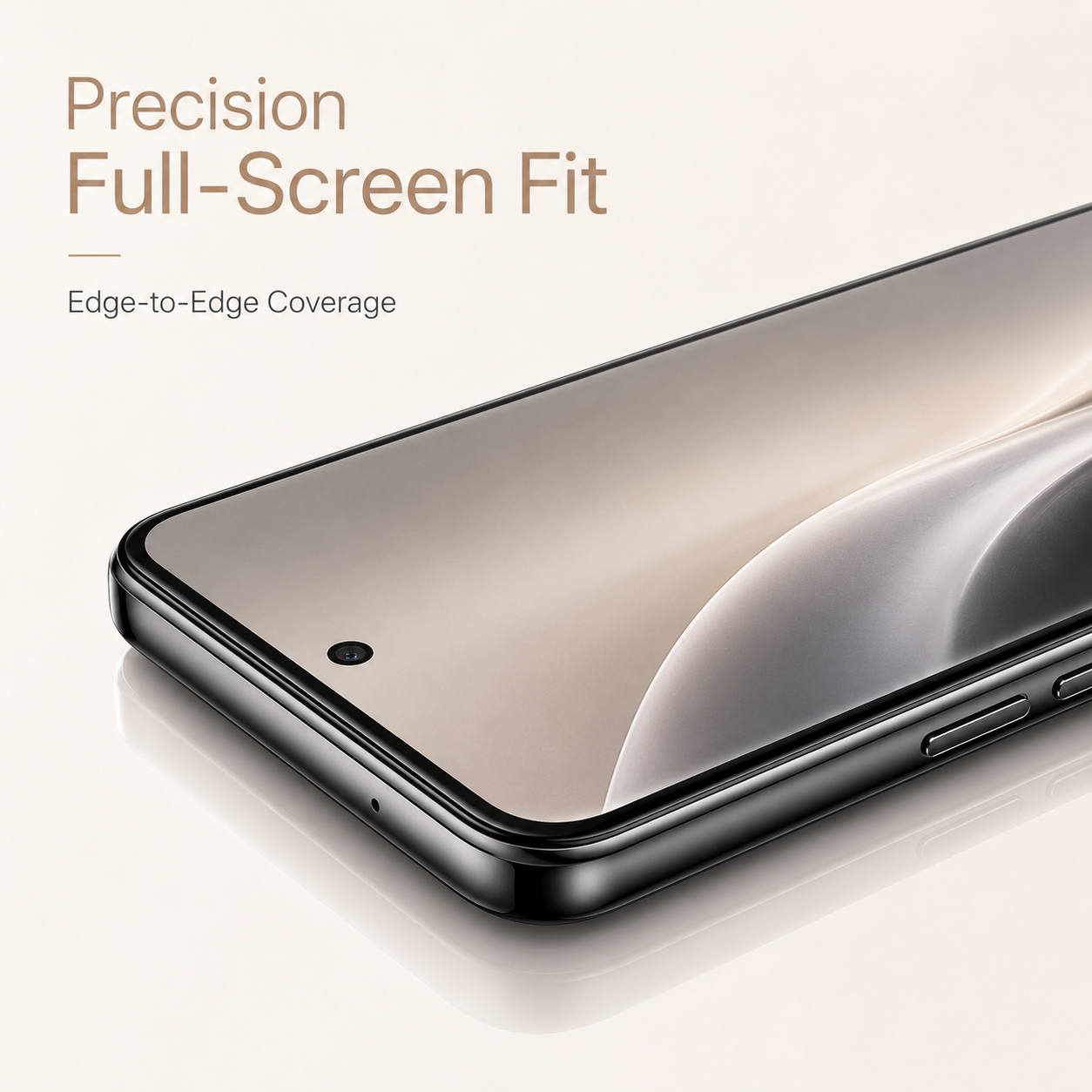 0.18mm Slim Ultrasonic Tempered Glass Screen Protector For Realme Narzo 90X