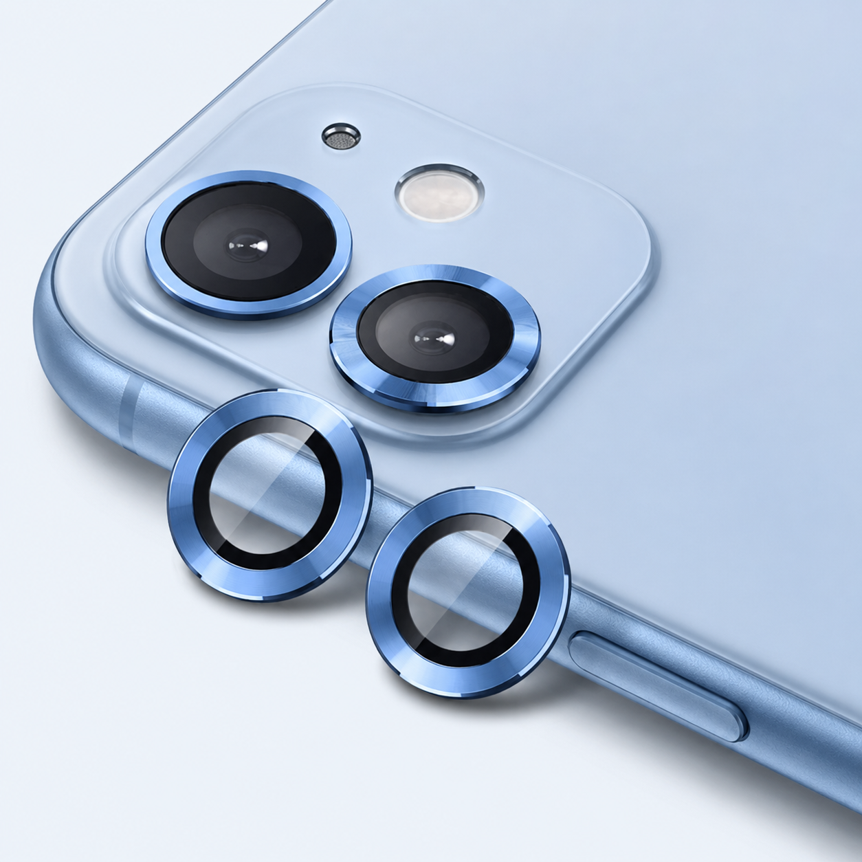 Premium Camera Metal Ring Lens Protector For iPhone 11
