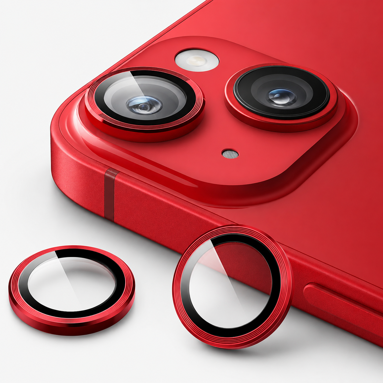 Premium Camera Metal Ring Lens Protector For iPhone 14 Plus