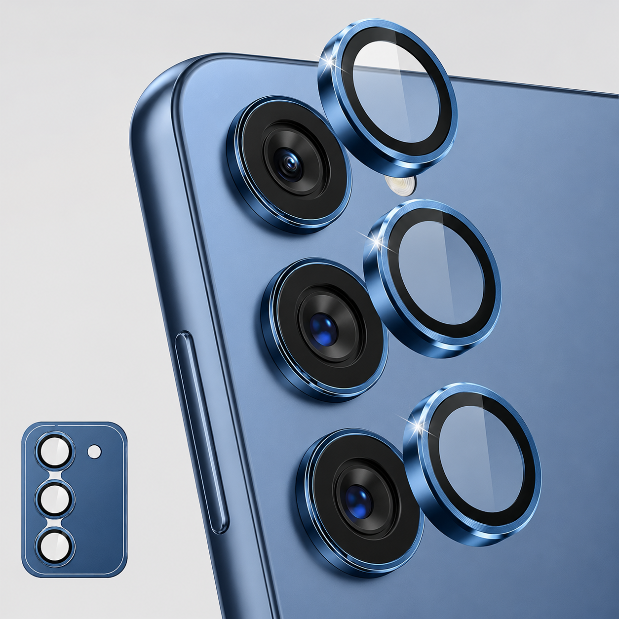 Premium Camera Metal Ring Lens Protector For Samsung S23 FE