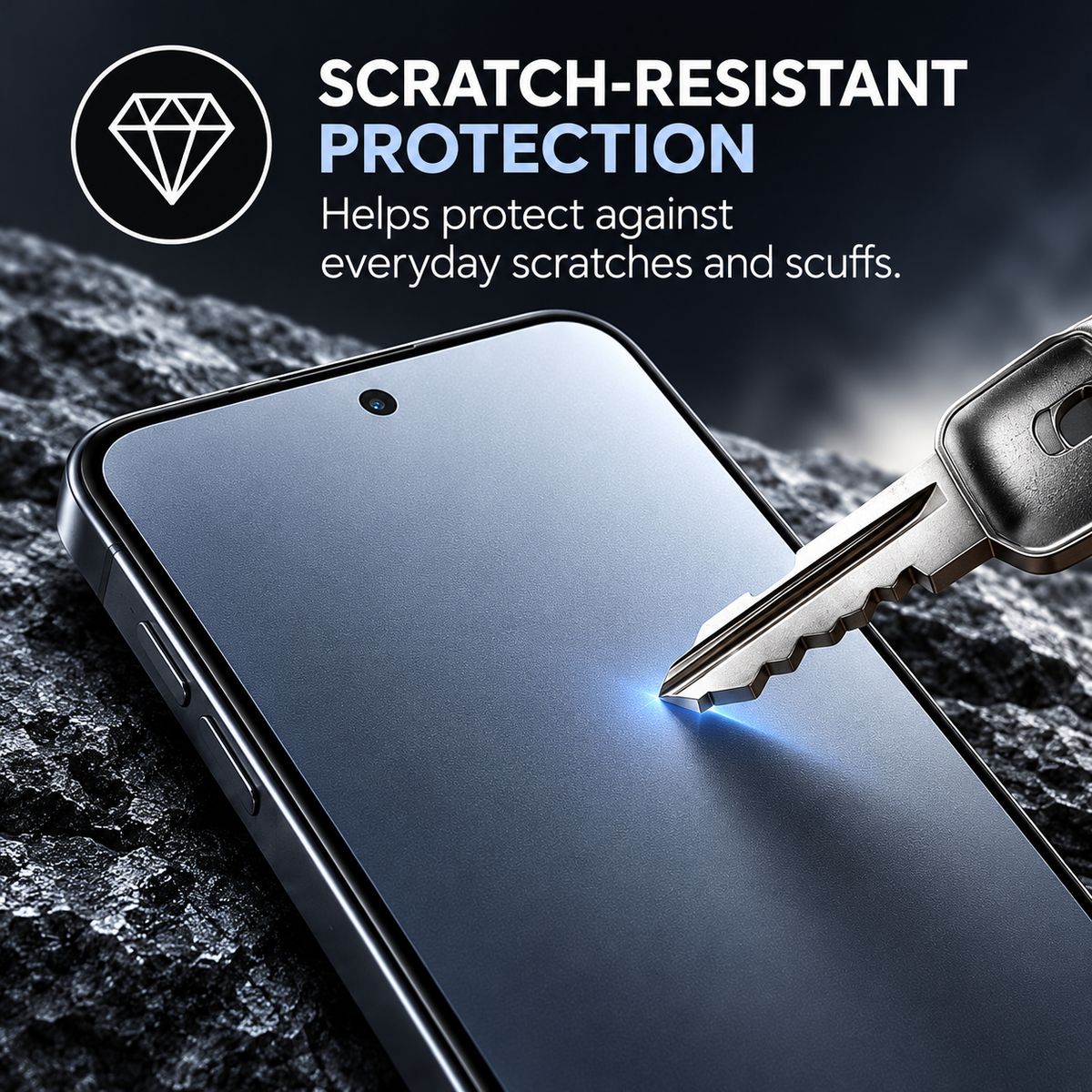 Borderless Matte Tempered Glass For Apple iPhone 17