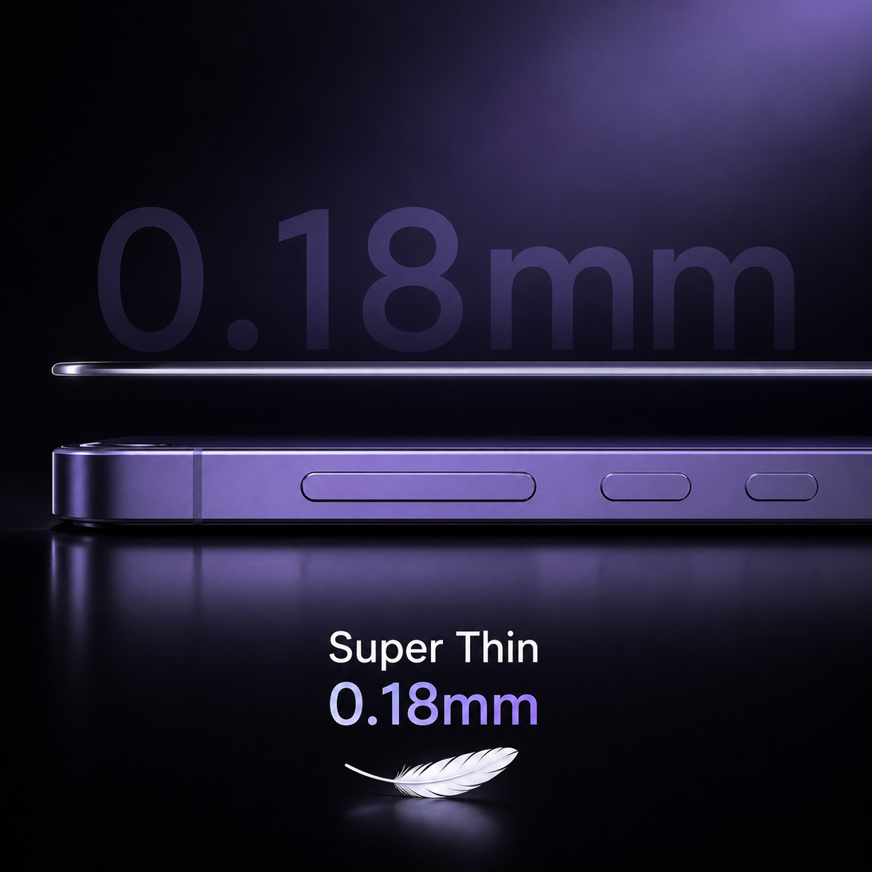 Super Slim 8K Borderless Tempered Glass For Samsung S24