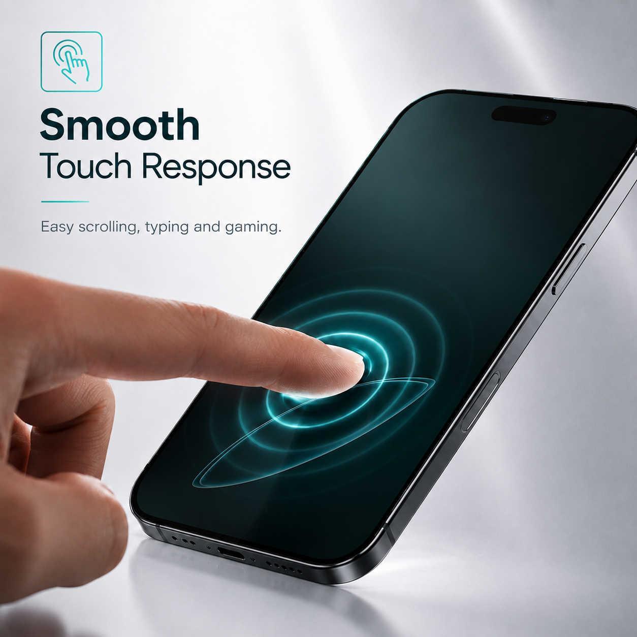 Mask Privacy Corning Gorilla Tempered Glass For Iphone 15 Pro Max