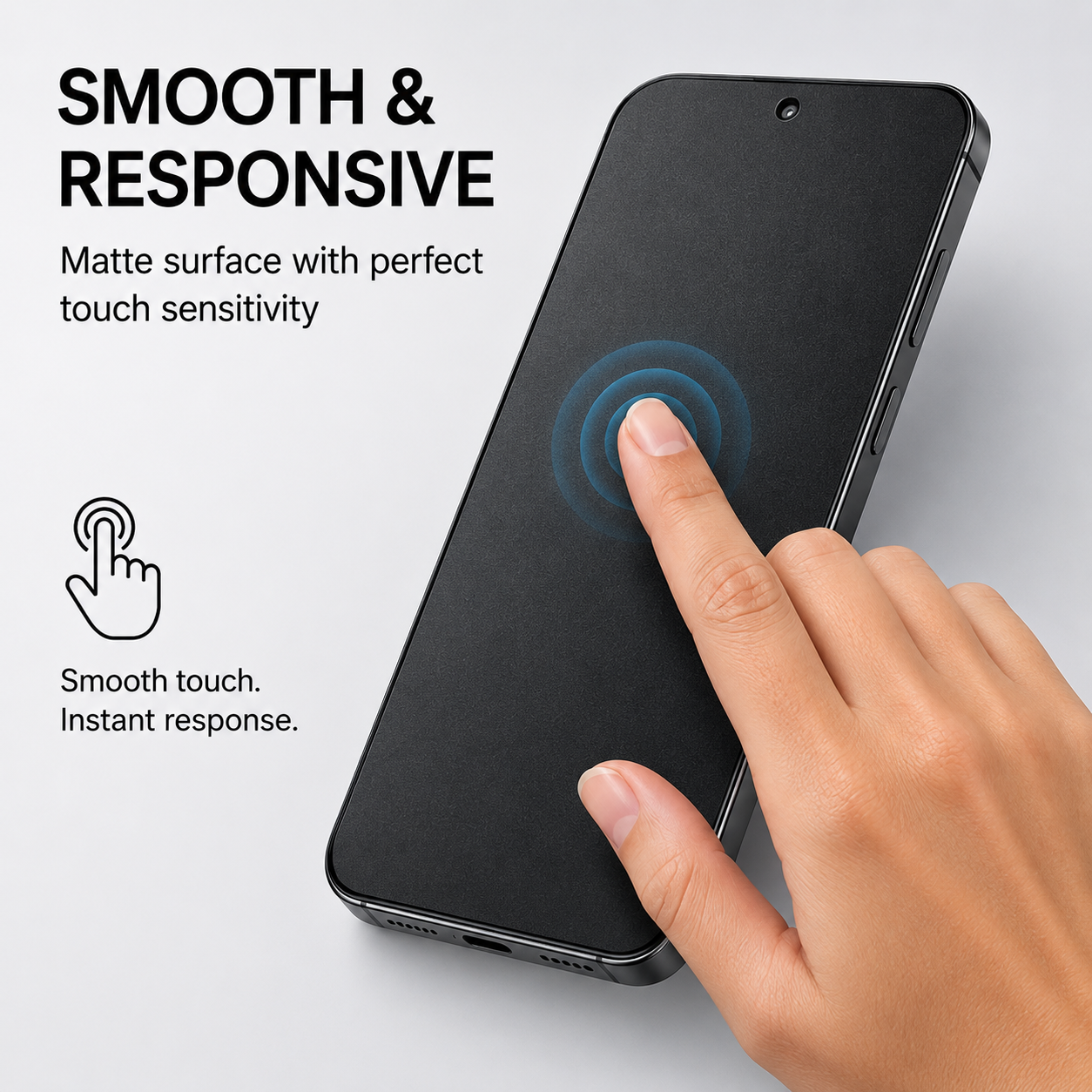 Matte Privacy Tempered Glass Screen Protector For Iphone 14 Pro Max