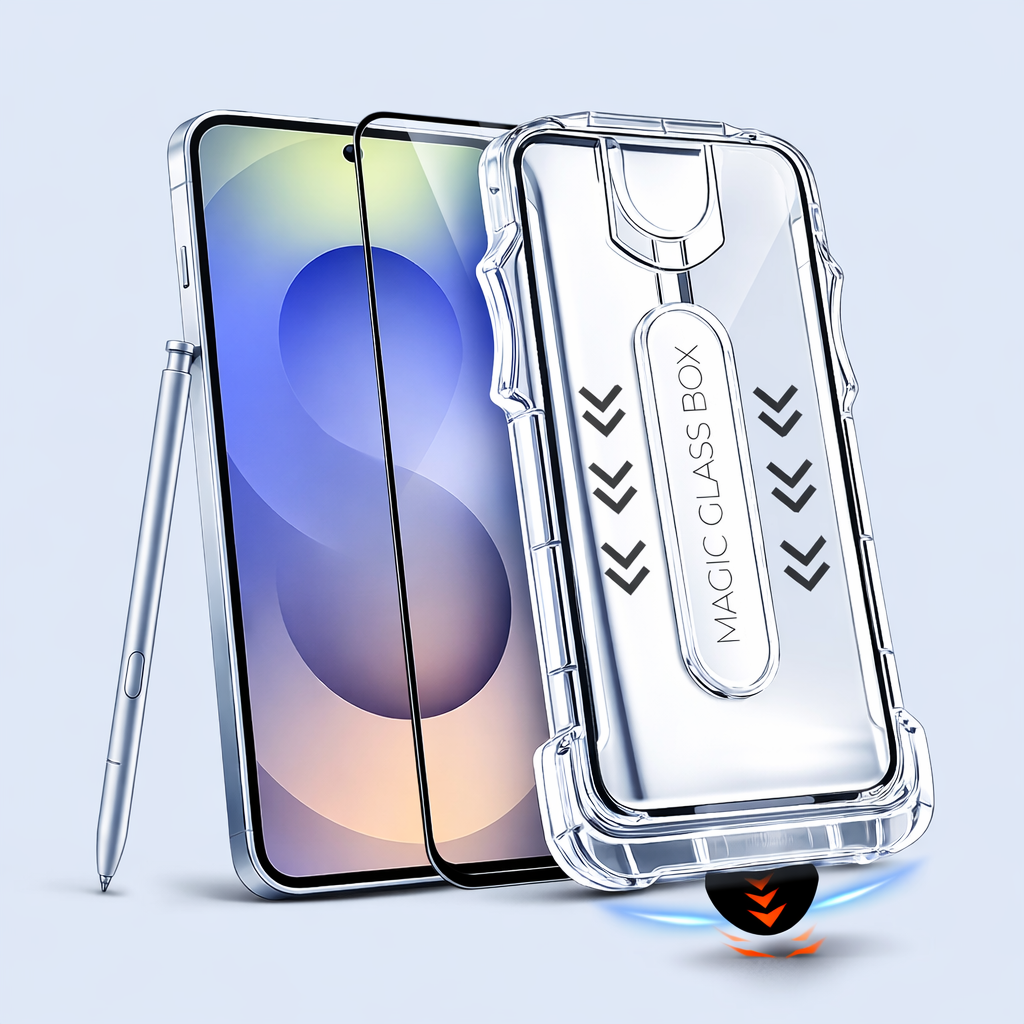 Magic Glass Box With Auto-Align Installation for Samsung Galaxy S26