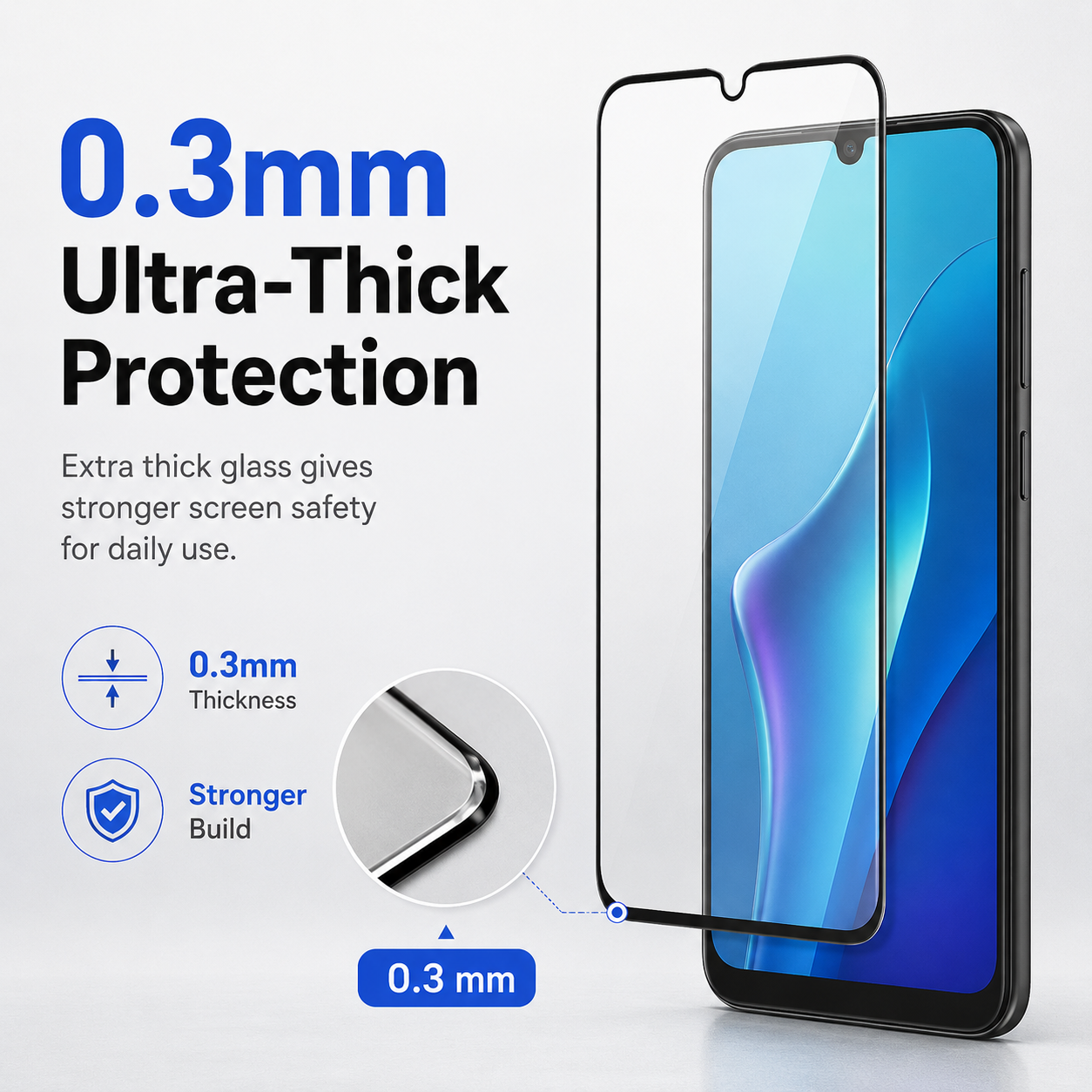 0.3mm ToughCore Glass for Google Pixel 9A
