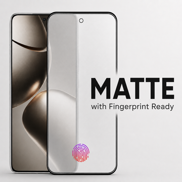 Silk Touch Pro Gaming Matte Glass for Oppo Find X9 Pro (Fingerprint Working)