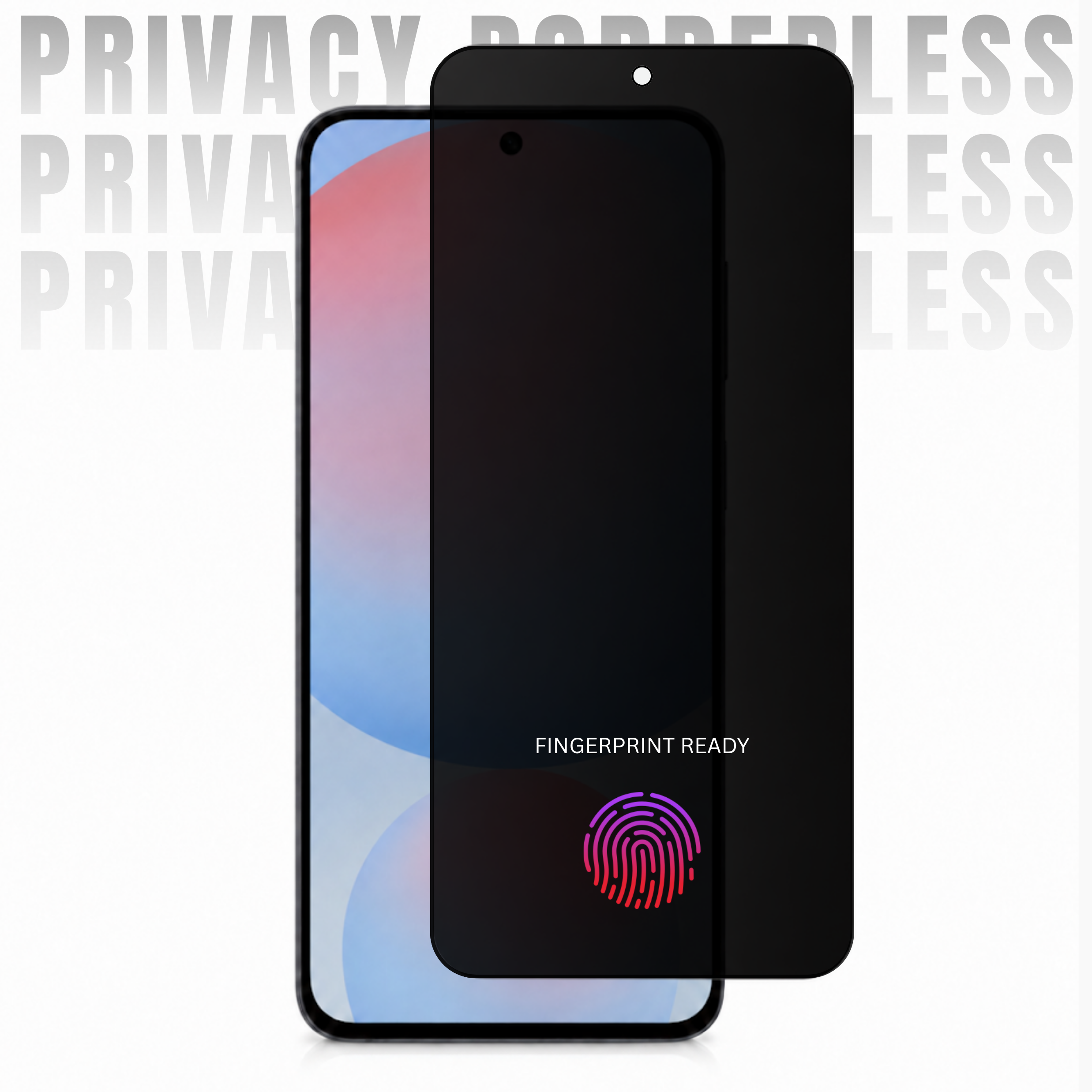 Borderless Privacy Tempered Glass For Samsung A36 5G