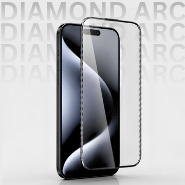 Diamond-Cut Edge Tempered Glass for Apple iPhone 16
