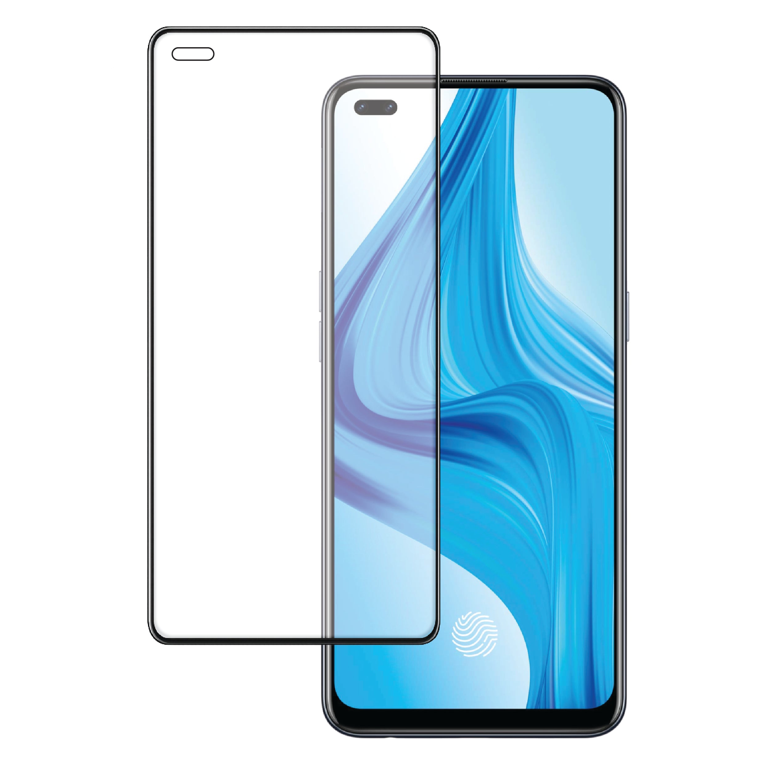 AG Matte Strong Up ESD Tempered Glass  for Oppo Reno 4