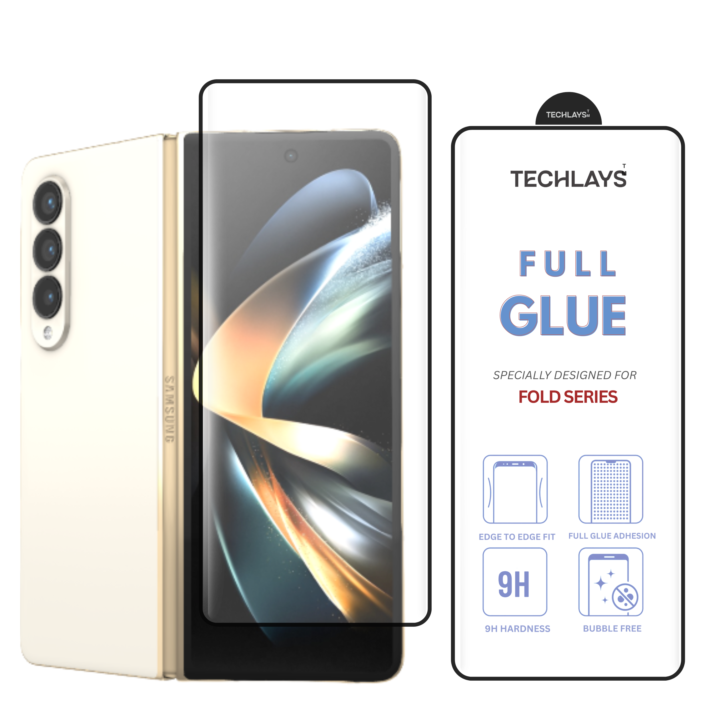 Edge Premium Tempered Glass For Samsung Galaxy Z Fold 4