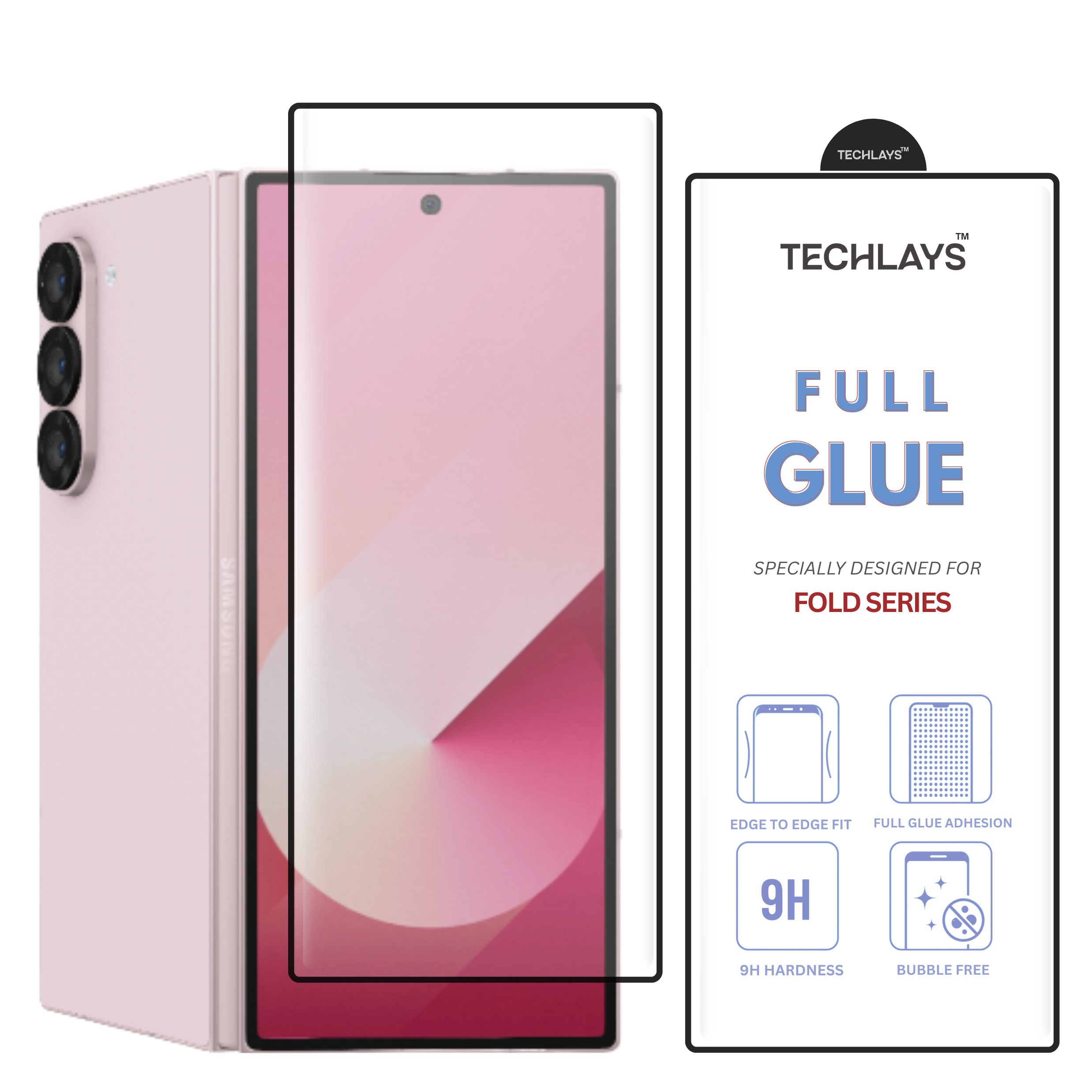Edge Premium Tempered Glass For Samsung Galaxy Z Fold 6