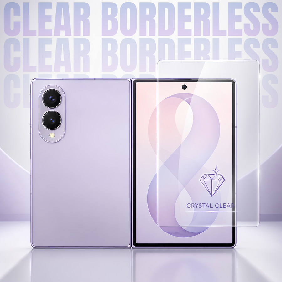 Premium Borderless Tempered Glass For Samsung Z Fold 8