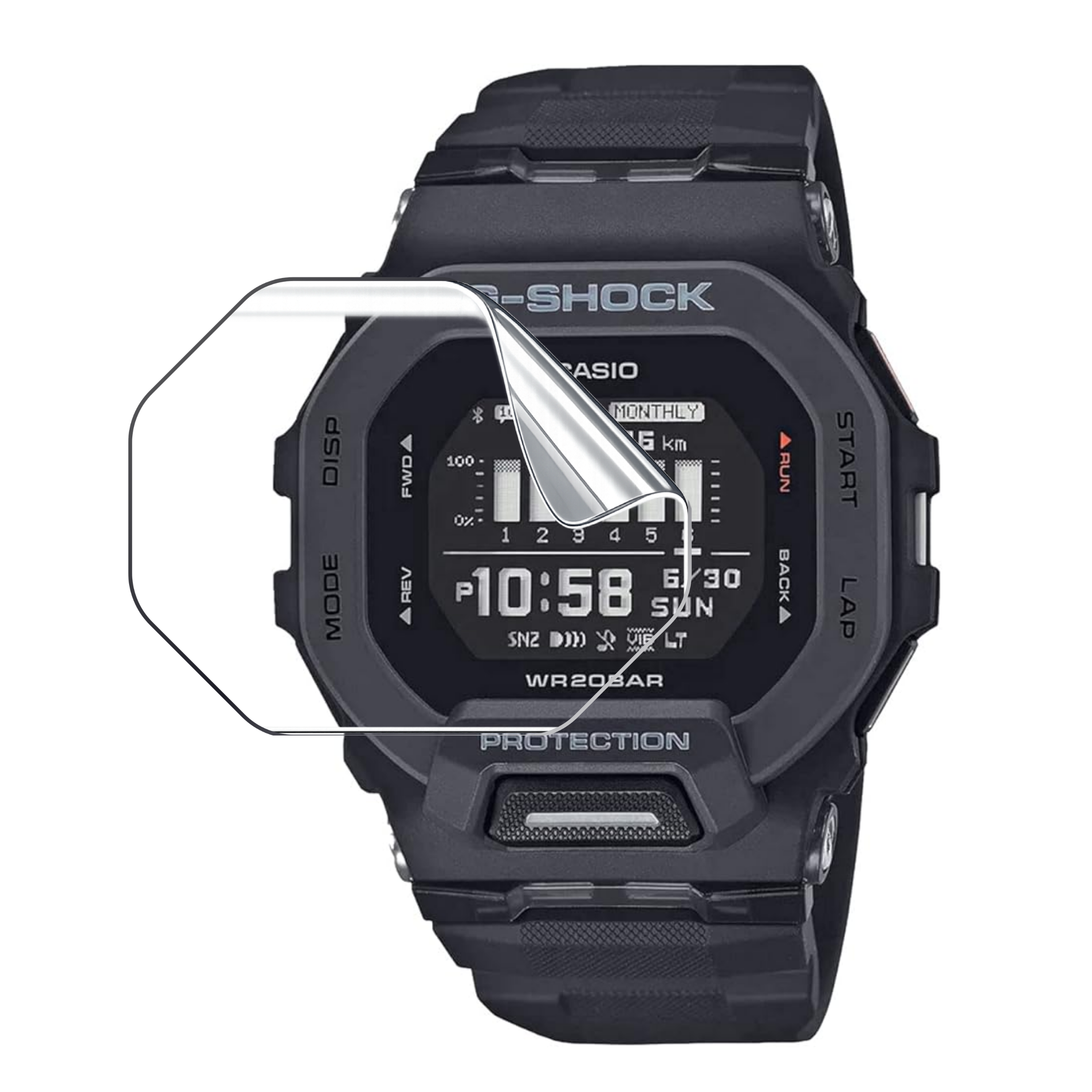 Matte Self-Healing Watch Screen Protector for G-SHOCK DW-D5500MR