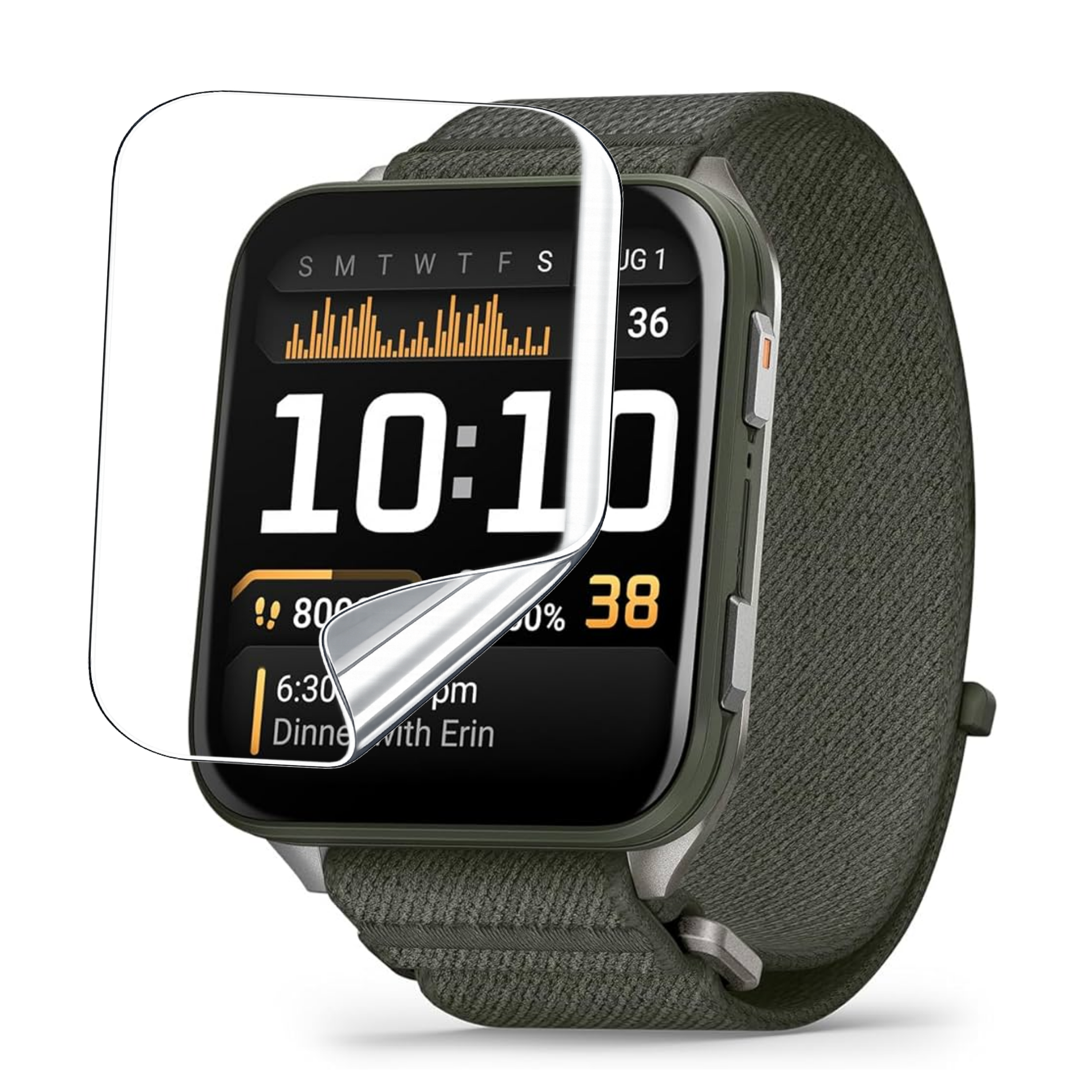 Matte Self-Healing Watch Screen Protector for Garmin vívosmart 4