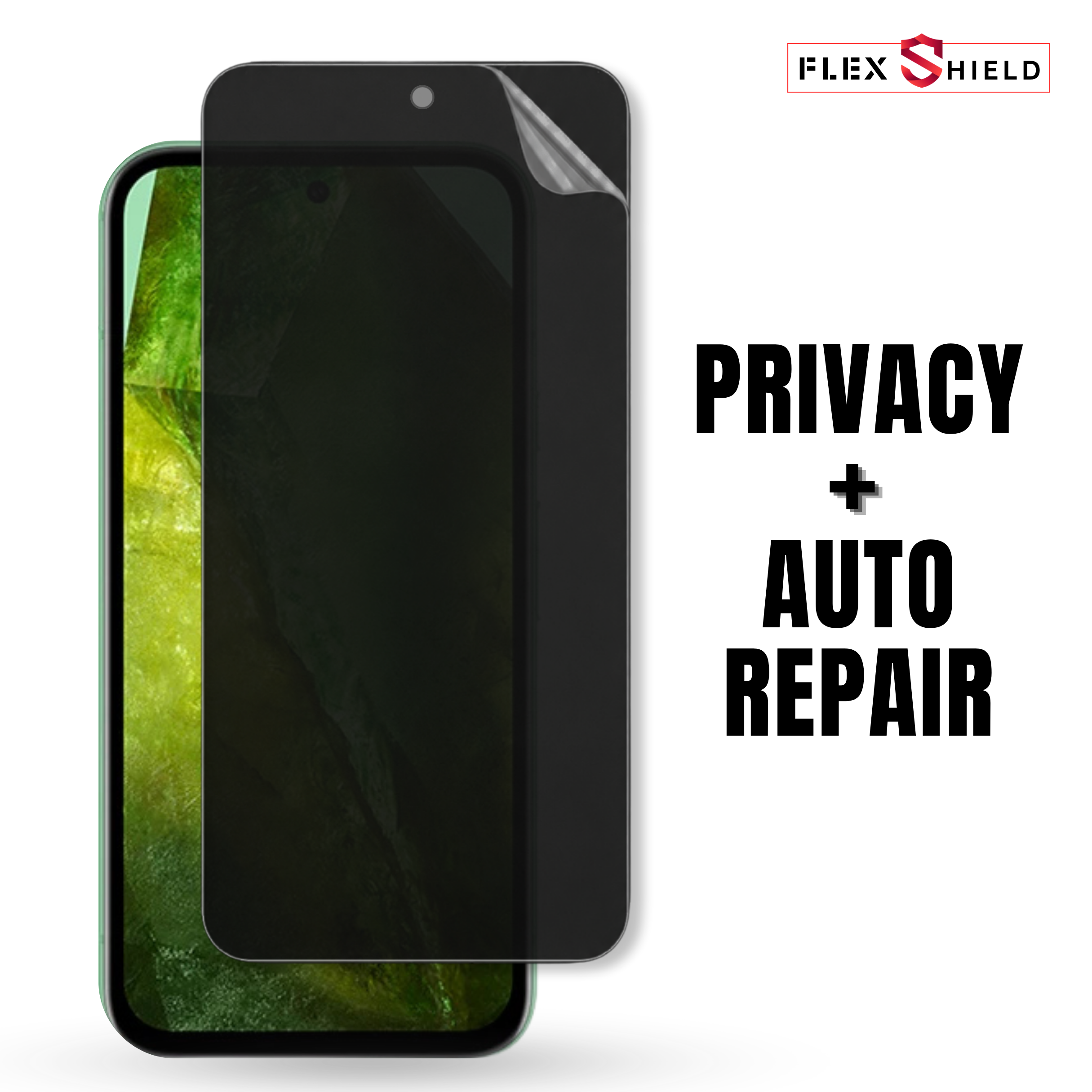 Flexshield Self Healing Privacy Screen Protector With Korean Glue for Google Pixel 9 Pro XL