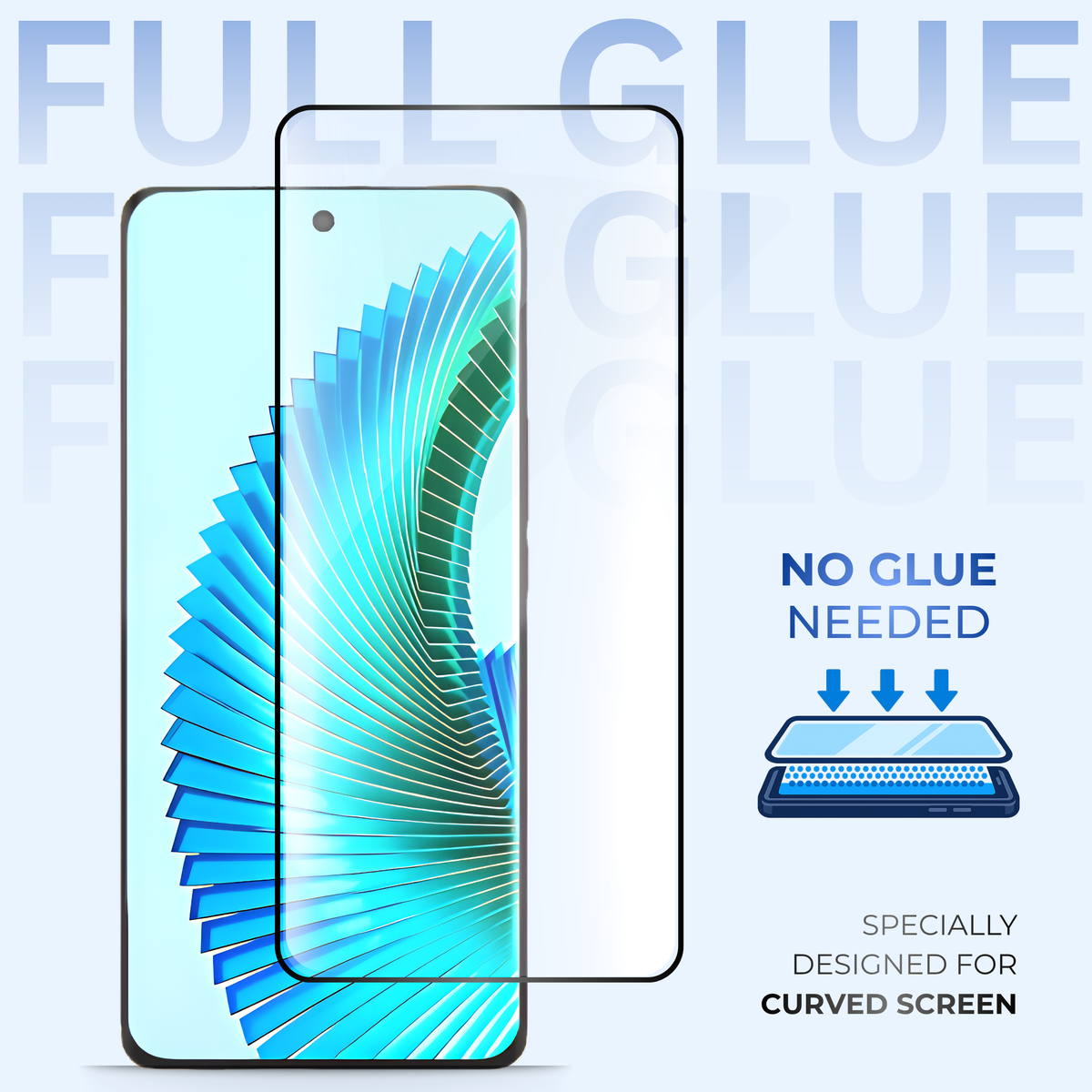 Edge Fusion Full Glue Glass for Vivo S2