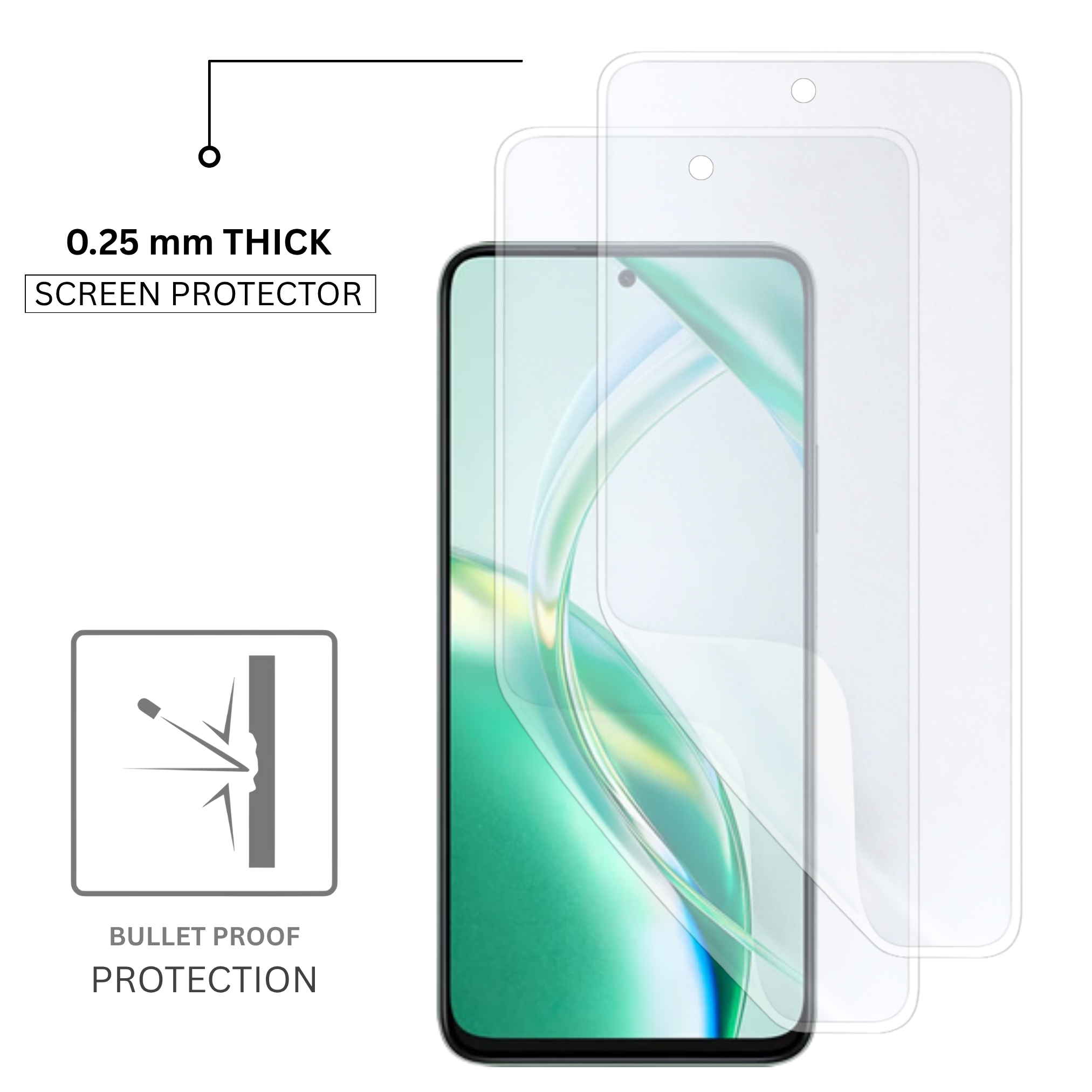GlassFeel 0.18mm Unbreakable Membrane with Auto Repair For Oppo Reno 11