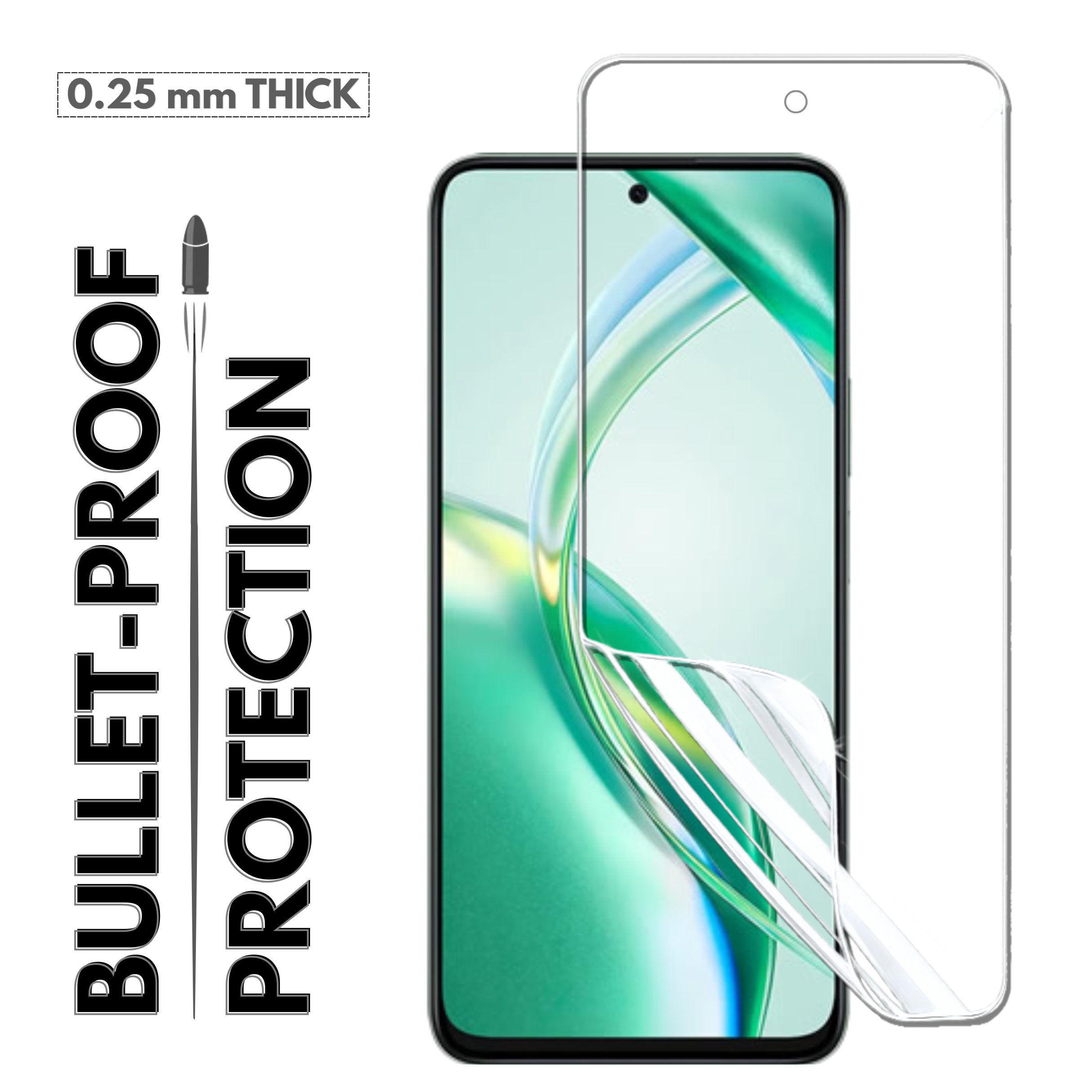 GlassFeel 0.18mm Unbreakable Membrane with Auto Repair For Honor 9 GT