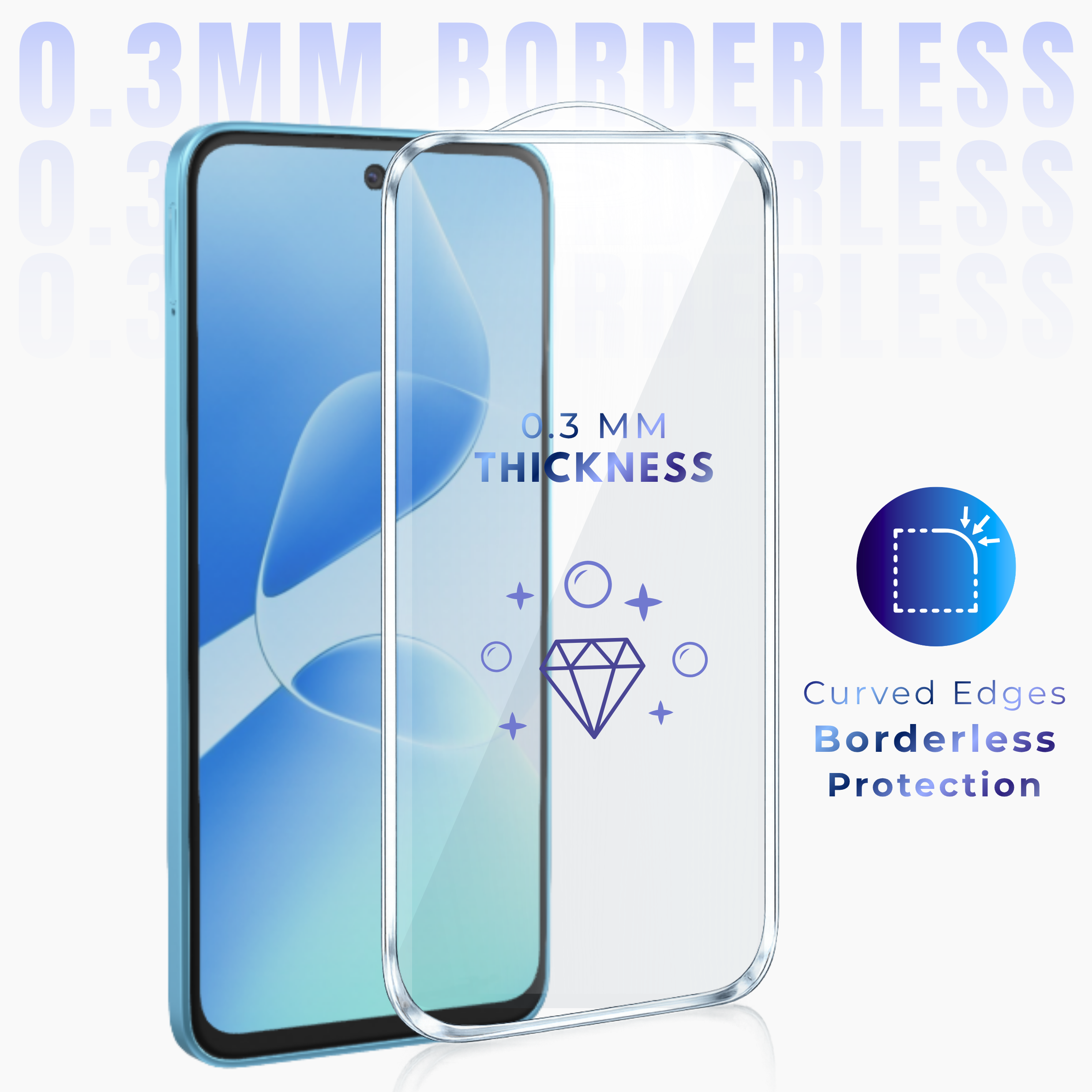 Premium Borderless Tempered Glass For Infinix Note 60 Pro