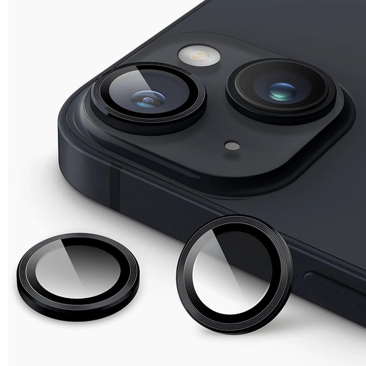 Premium Camera Metal Ring Lens Protector For iPhone 15